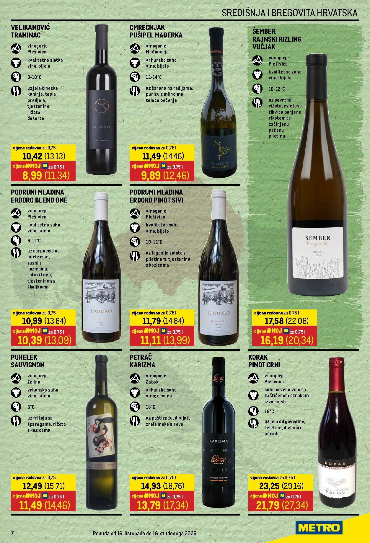 metro - Prelistajte katalog Metro - Vino - 2025, vrijedi od 16.10. do 16.11. - page: 7