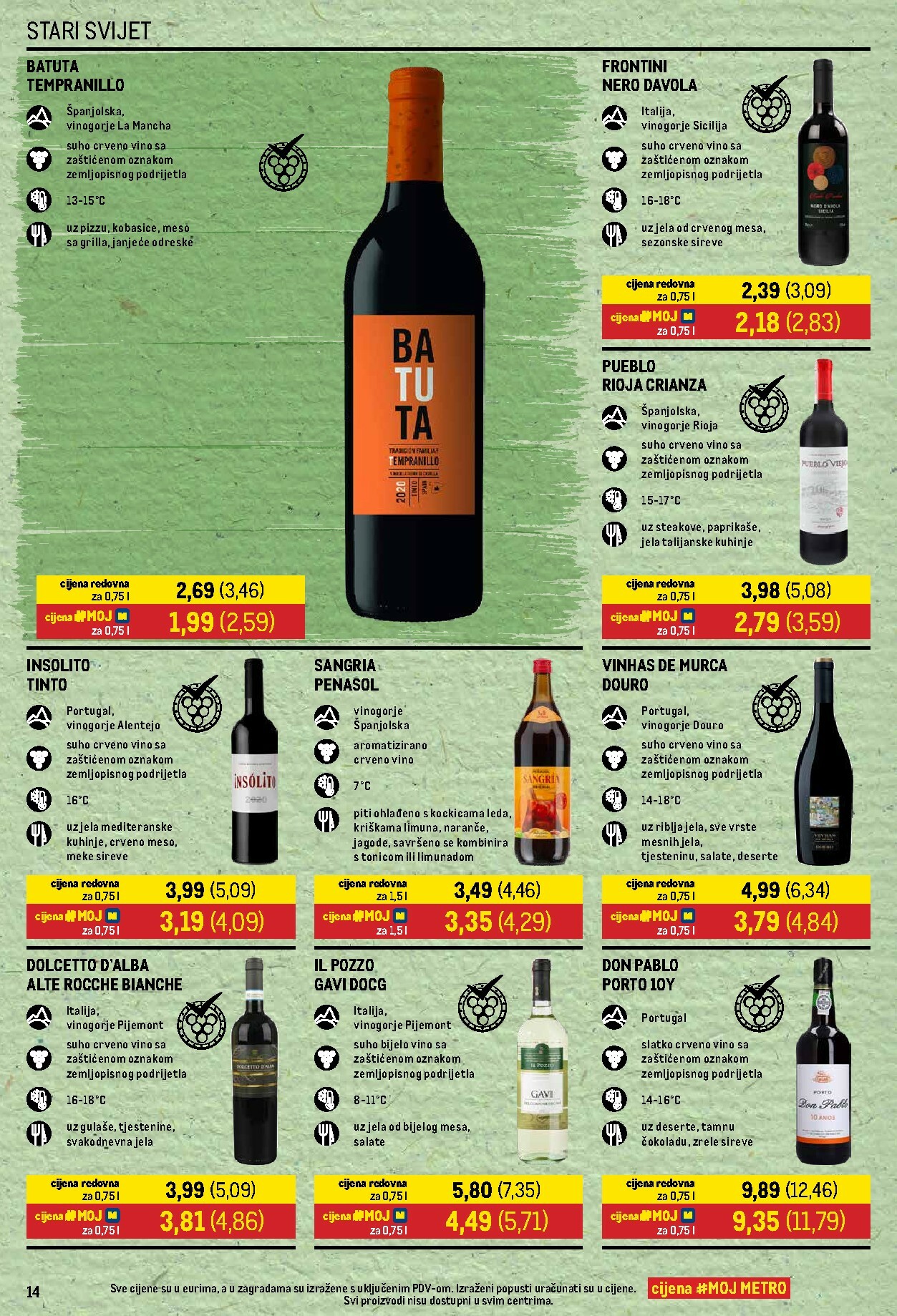 metro - Prelistajte katalog Metro - Vino - 2025, vrijedi od 16.10. do 16.11. - page: 14