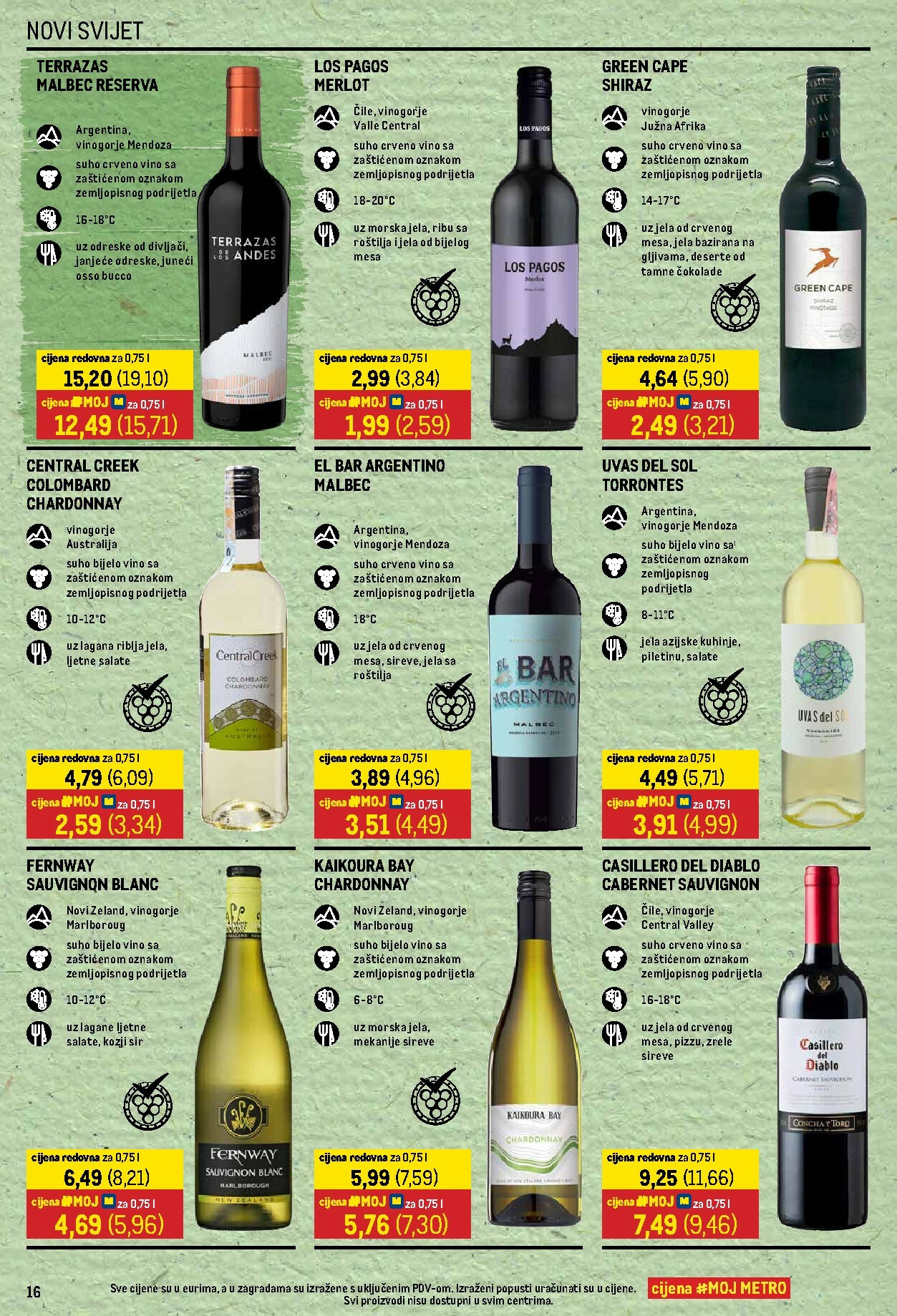 metro - Prelistajte katalog Metro - Vino - 2025, vrijedi od 16.10. do 16.11. - page: 16