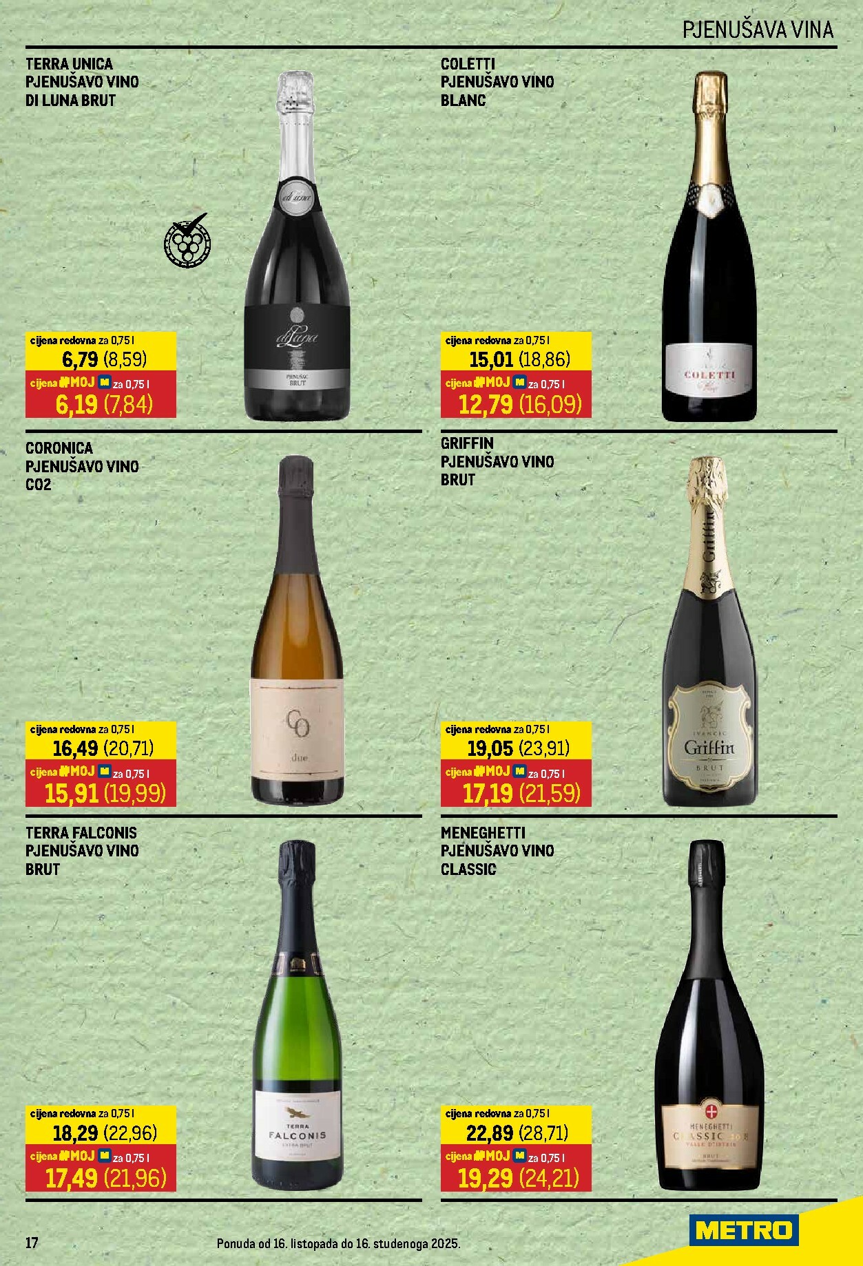 metro - Prelistajte katalog Metro - Vino - 2025, vrijedi od 16.10. do 16.11. - page: 17