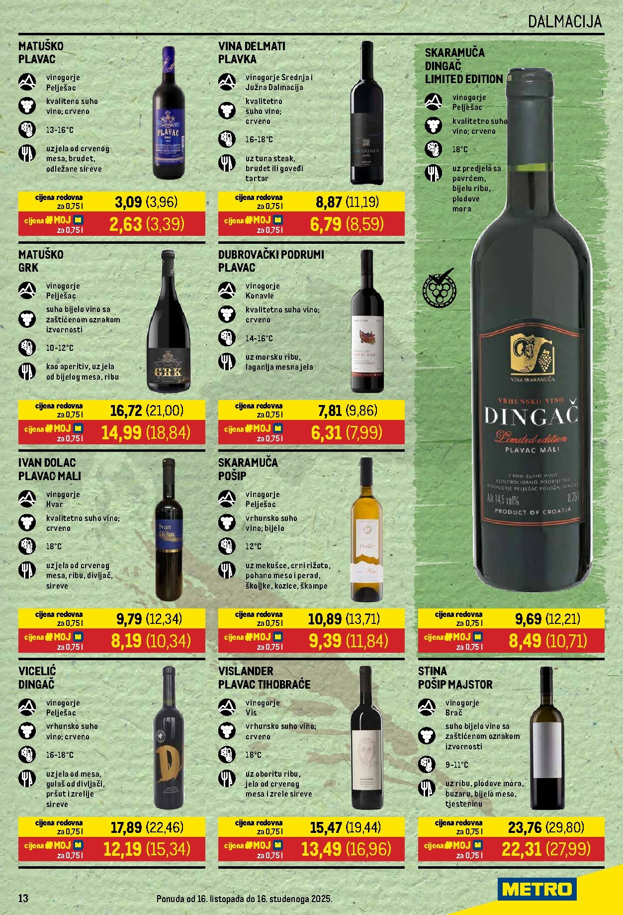 metro - Prelistajte katalog Metro - Vino - 2025, vrijedi od 16.10. do 16.11. - page: 13