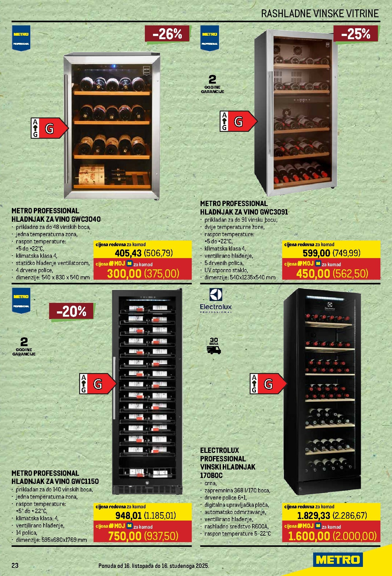 metro - Prelistajte katalog Metro - Vino - 2025, vrijedi od 16.10. do 16.11. - page: 23