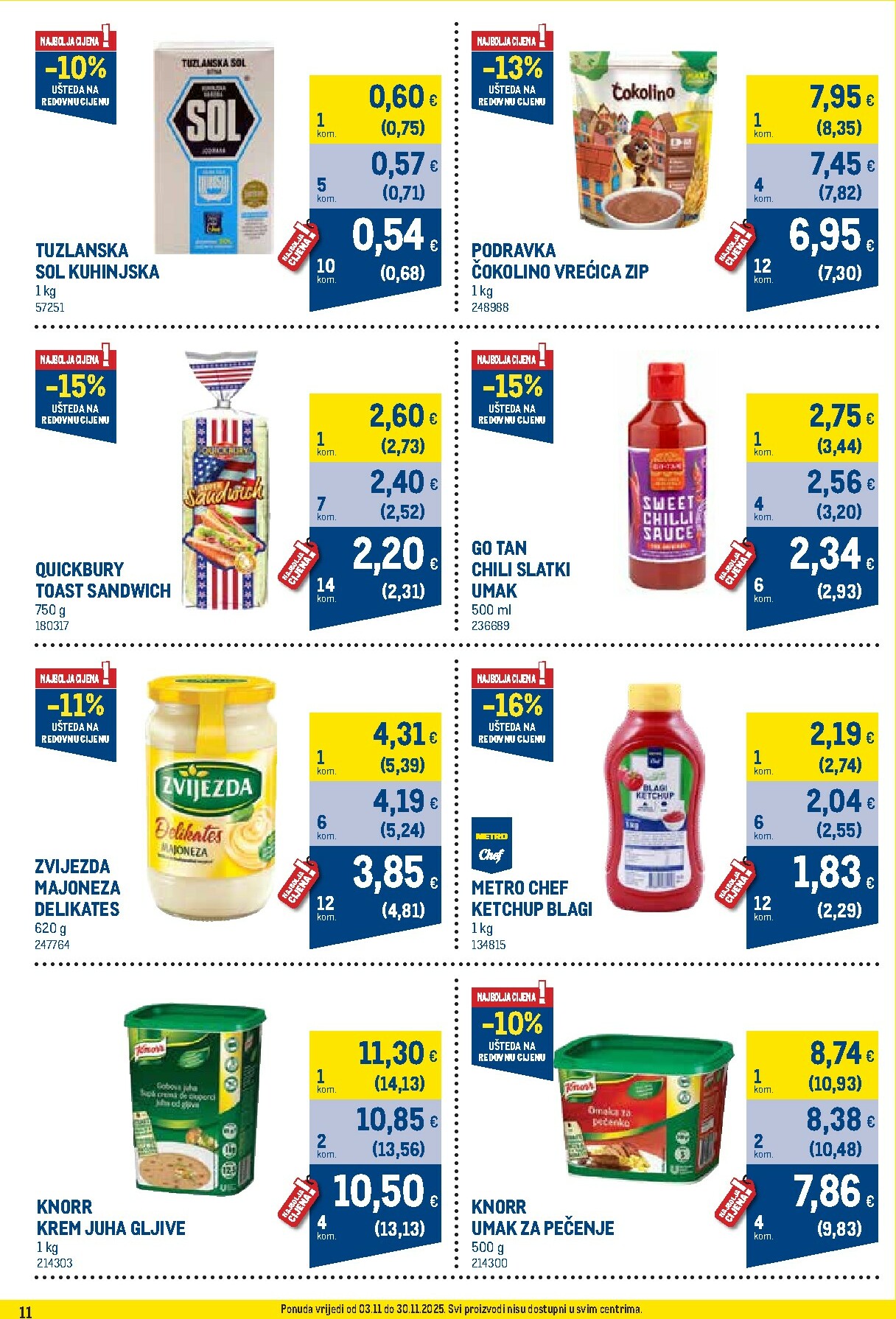 metro - Prelistajte katalog Metro - Profi cijena, vrijedi od 03.11. do 30.11. - page: 11
