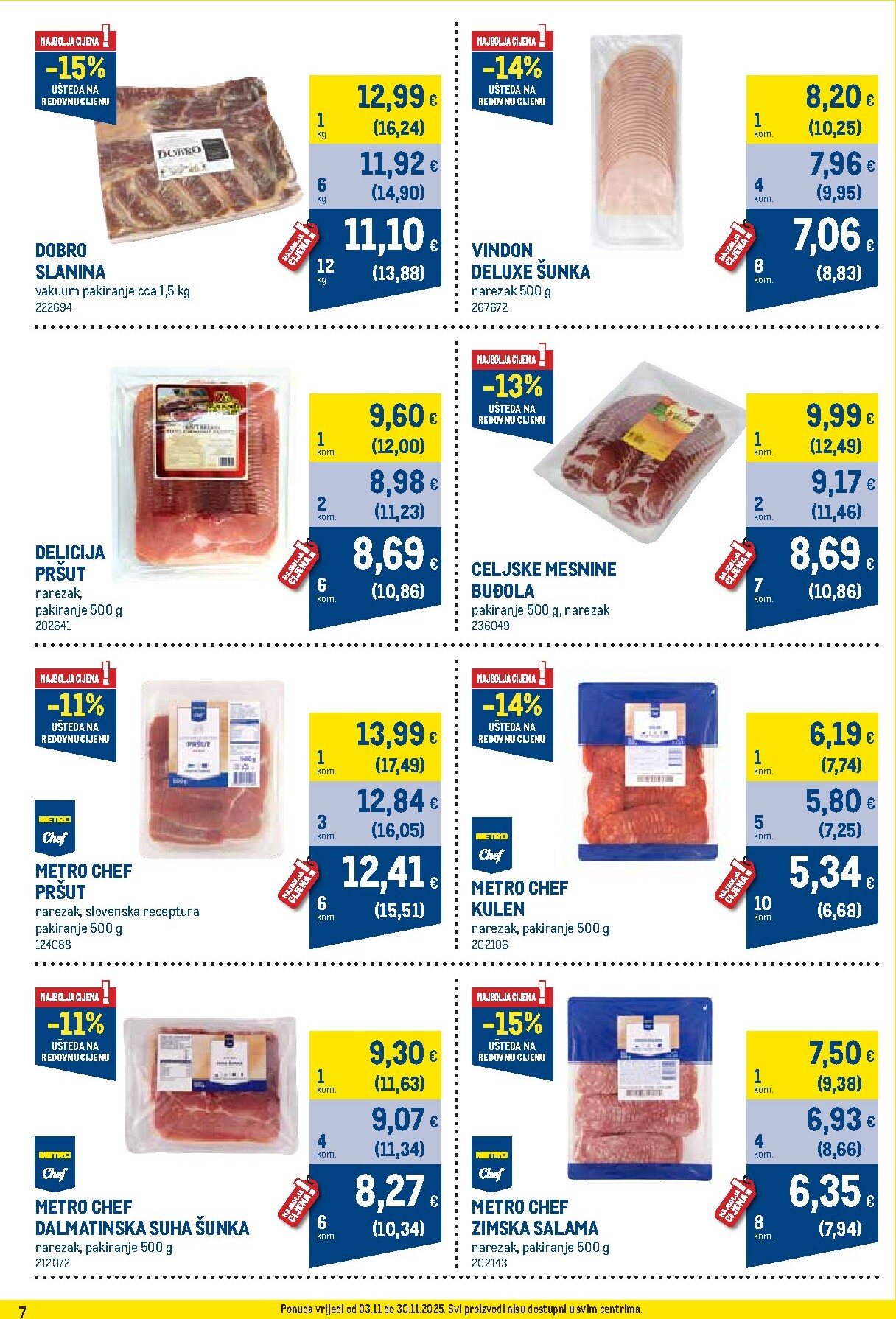 metro - Prelistajte katalog Metro - Profi cijena, vrijedi od 03.11. do 30.11. - page: 7