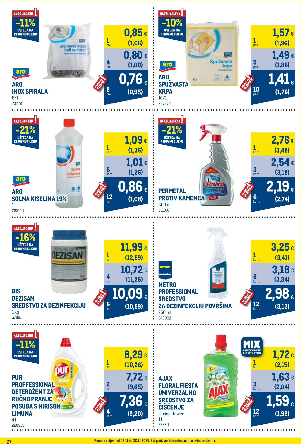 metro - Prelistajte katalog Metro - Profi cijena, vrijedi od 03.11. do 30.11. - page: 27