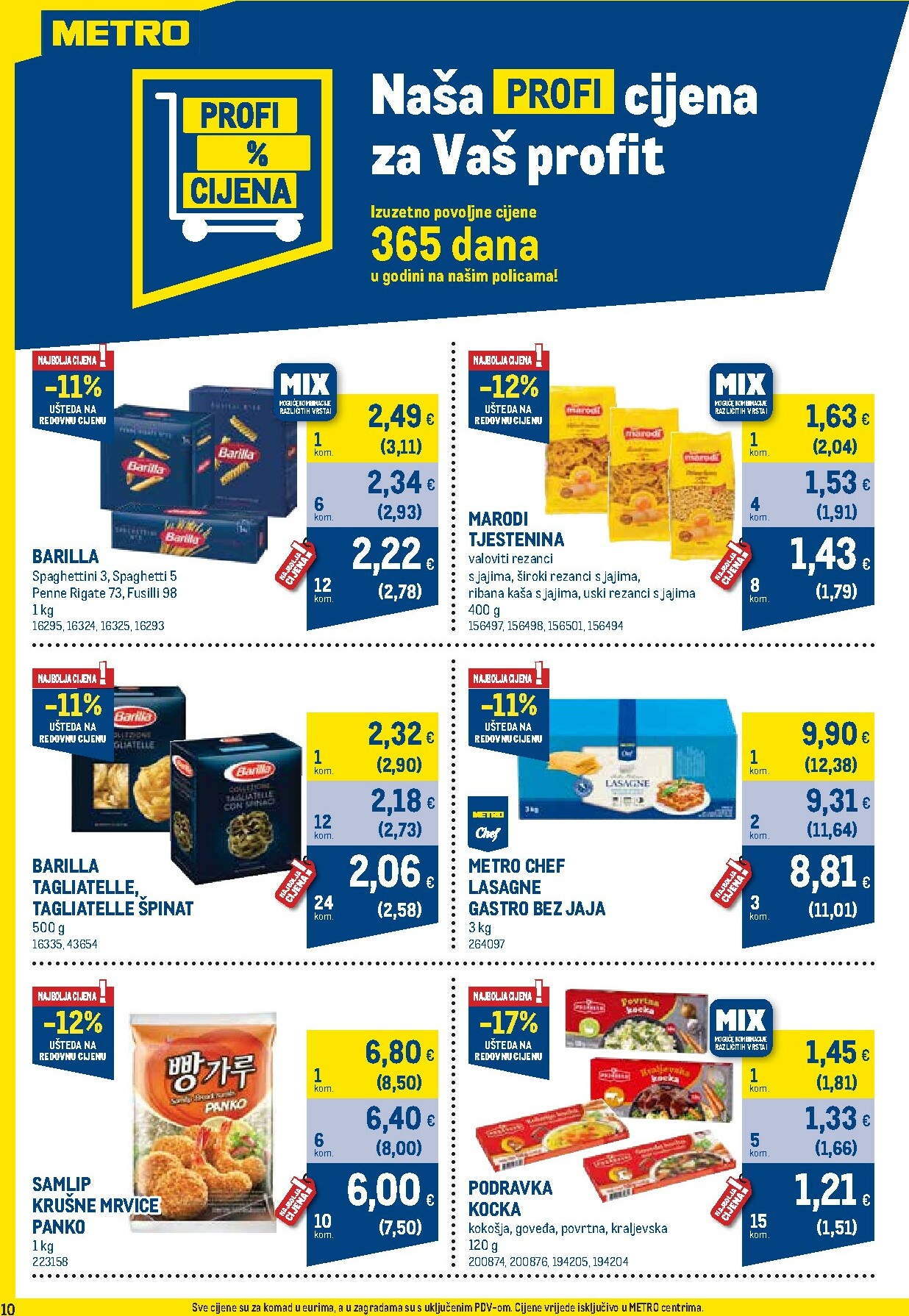metro - Prelistajte katalog Metro - Profi cijena, vrijedi od 03.11. do 30.11. - page: 10