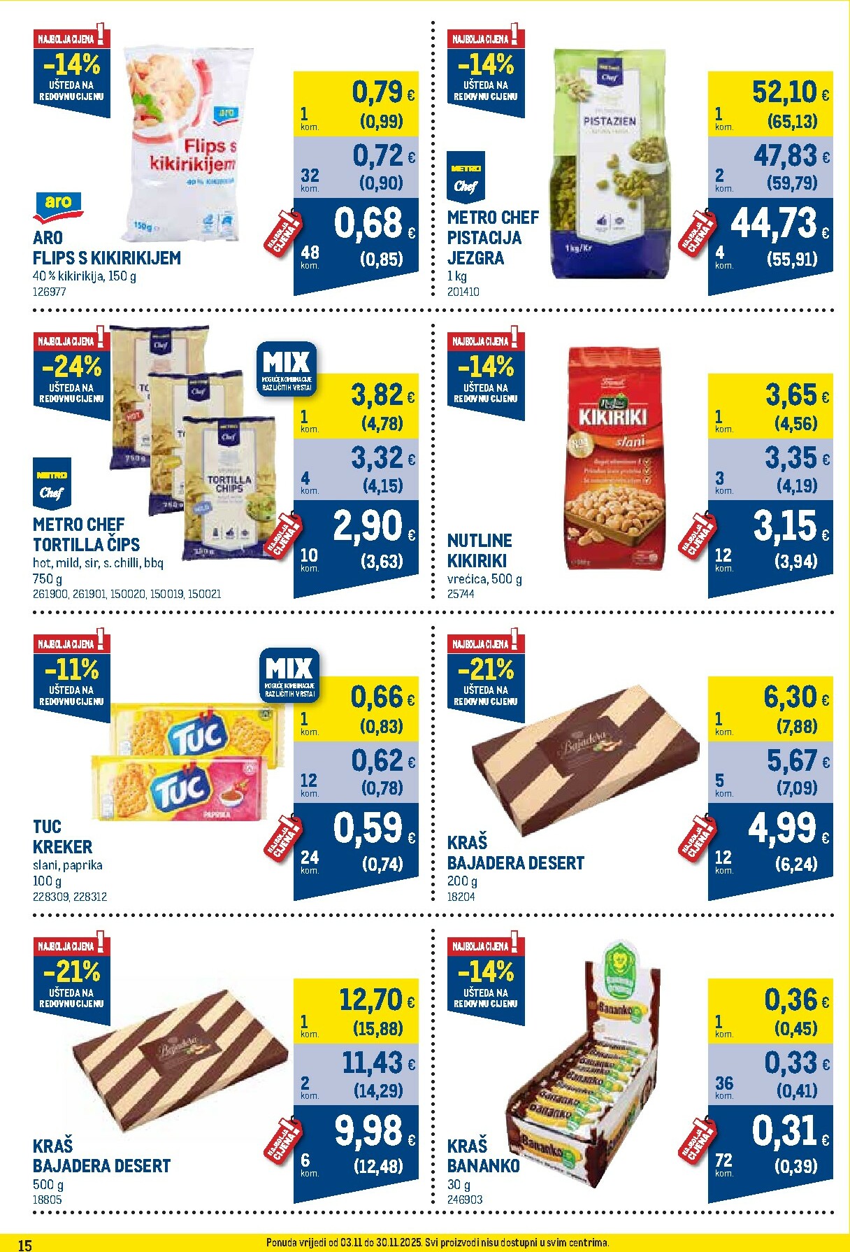 metro - Prelistajte katalog Metro - Profi cijena, vrijedi od 03.11. do 30.11. - page: 15