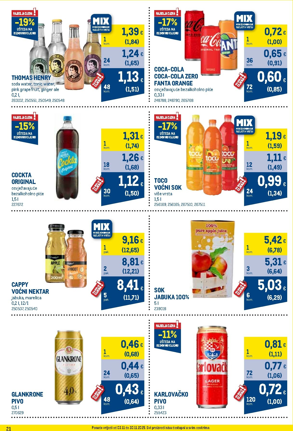 metro - Prelistajte katalog Metro - Profi cijena, vrijedi od 03.11. do 30.11. - page: 21