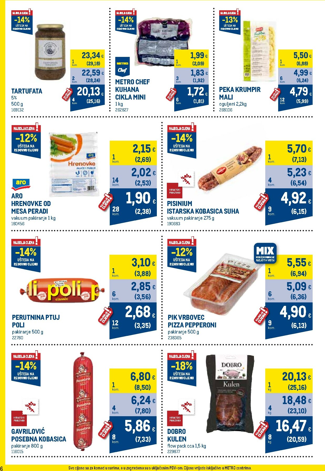 metro - Prelistajte katalog Metro - Profi cijena, vrijedi od 03.11. do 30.11. - page: 6