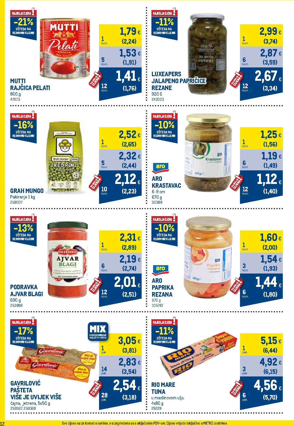 metro - Prelistajte katalog Metro - Profi cijena, vrijedi od 03.11. do 30.11. - page: 12