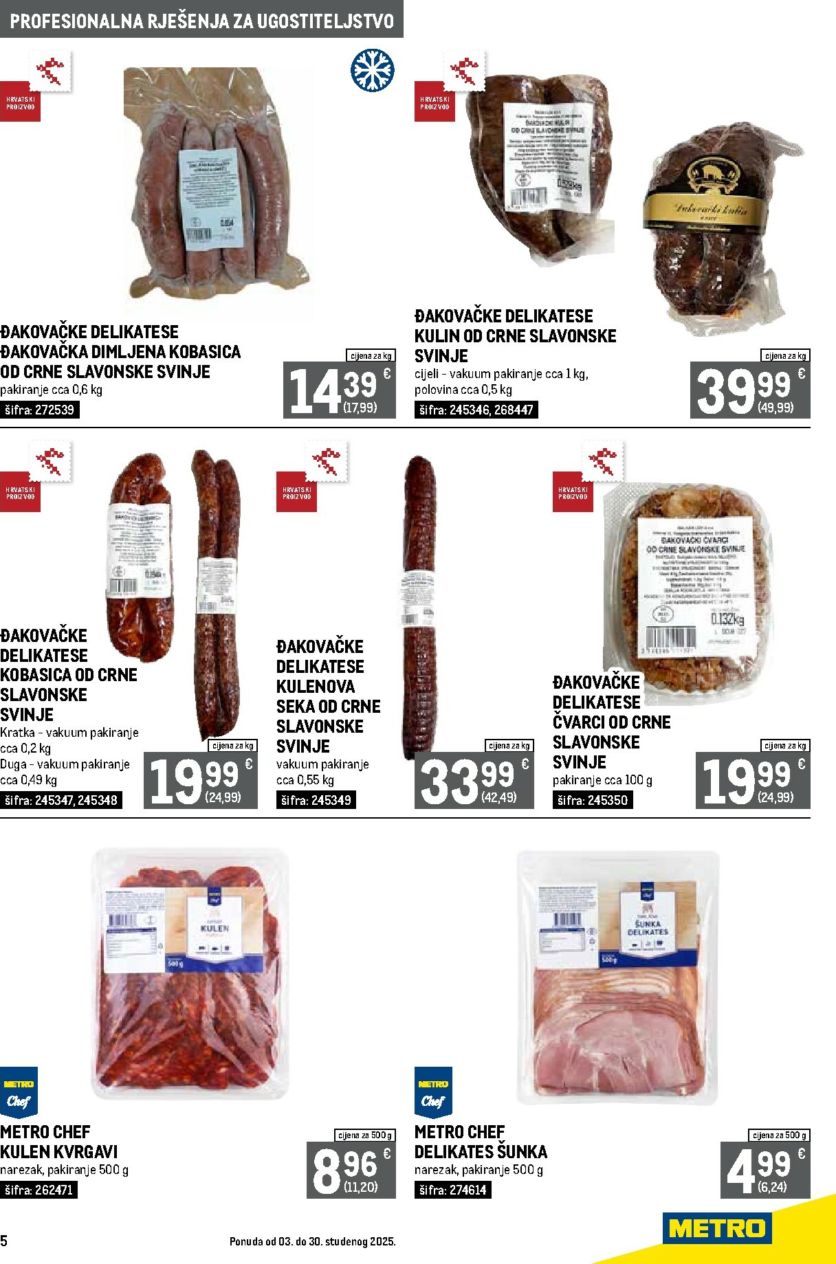 metro - Prelistajte katalog Metro - Profesionalna rješenja za ugostiteljstvo, vrijedi od 03.11. do 30.11. - page: 5