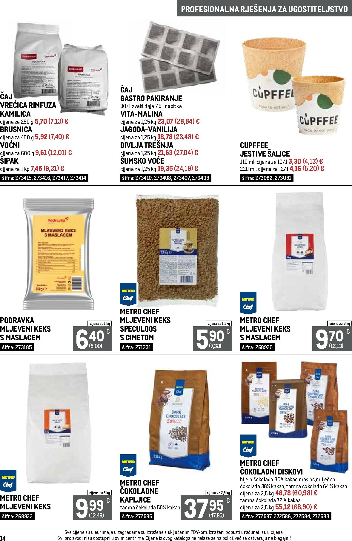 metro - Prelistajte katalog Metro - Profesionalna rješenja za ugostiteljstvo, vrijedi od 03.11. do 30.11. - page: 14