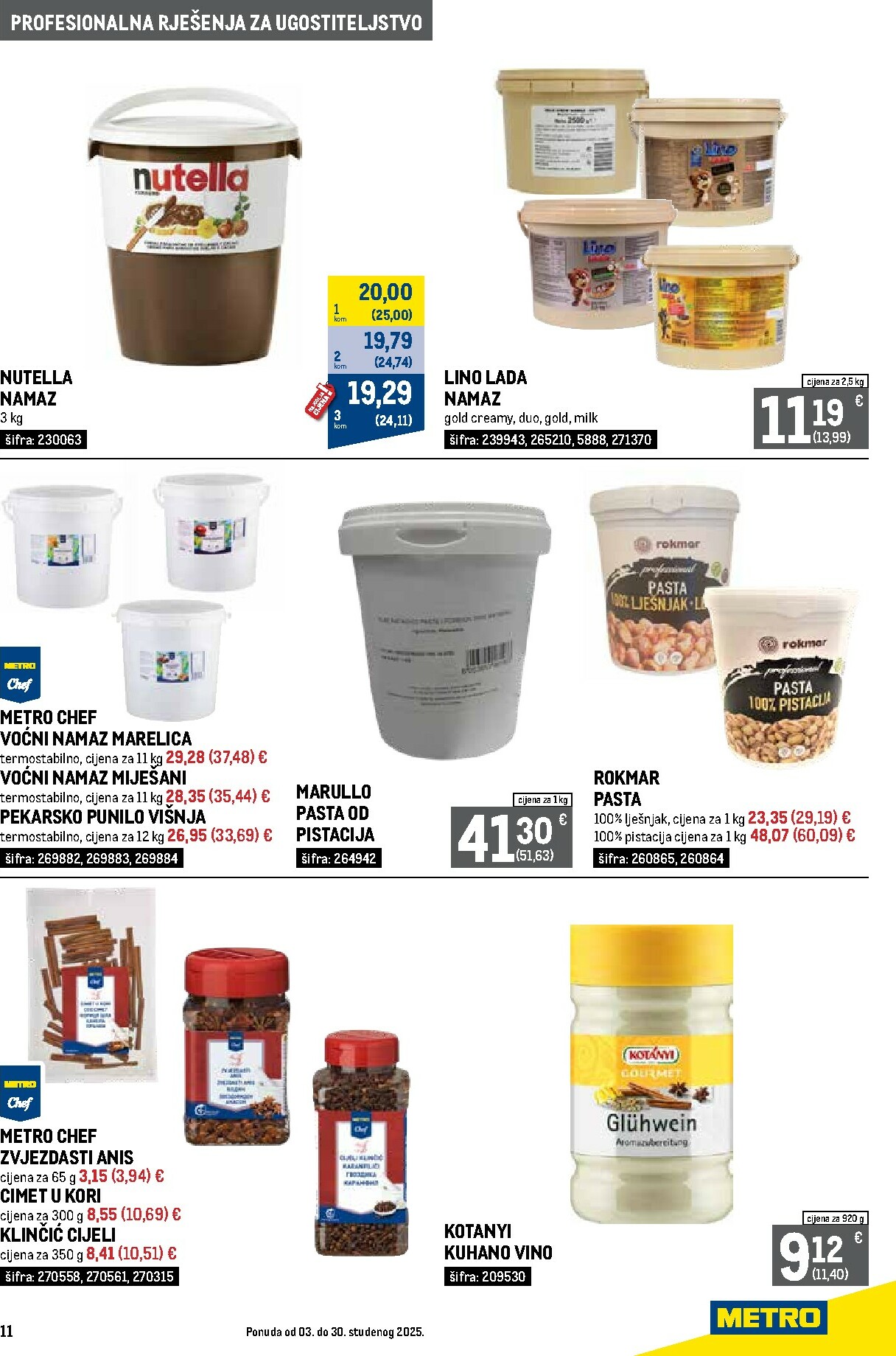 metro - Prelistajte katalog Metro - Profesionalna rješenja za ugostiteljstvo, vrijedi od 03.11. do 30.11. - page: 11