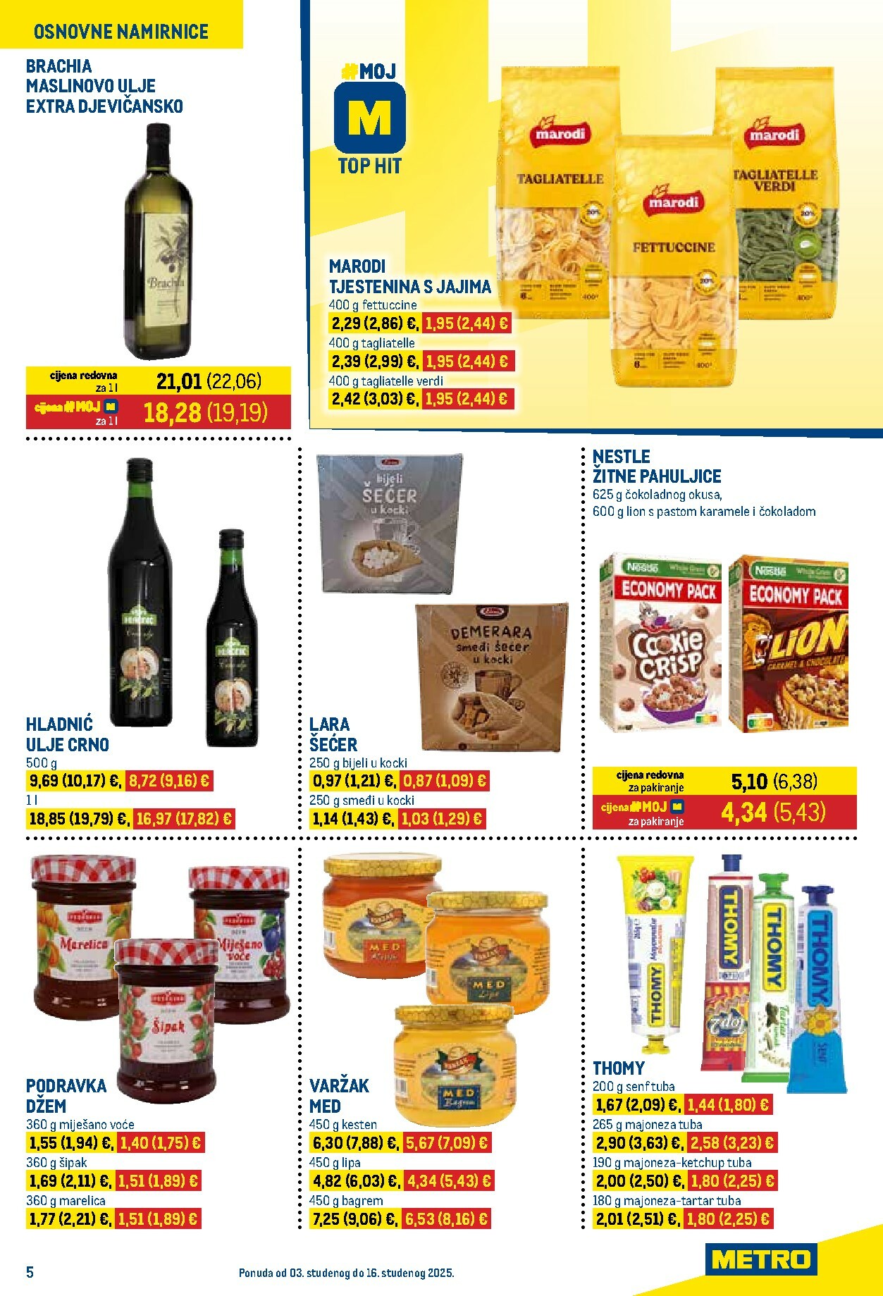 metro - Prelistajte katalog Metro - Prehrana i neprehrana, vrijedi od 03.11. do 16.11. - page: 5