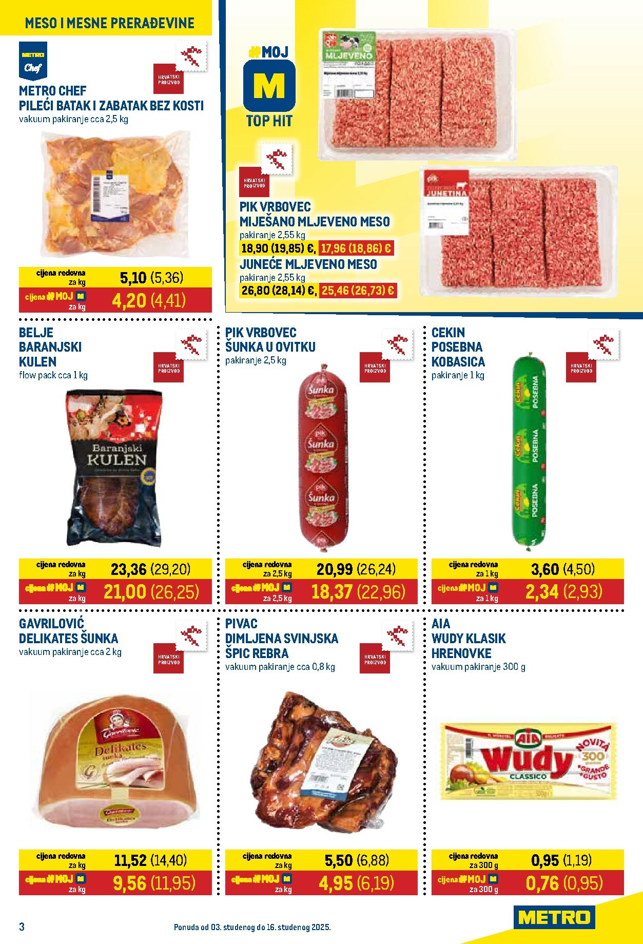 metro - Prelistajte katalog Metro - Prehrana i neprehrana, vrijedi od 03.11. do 16.11. - page: 3