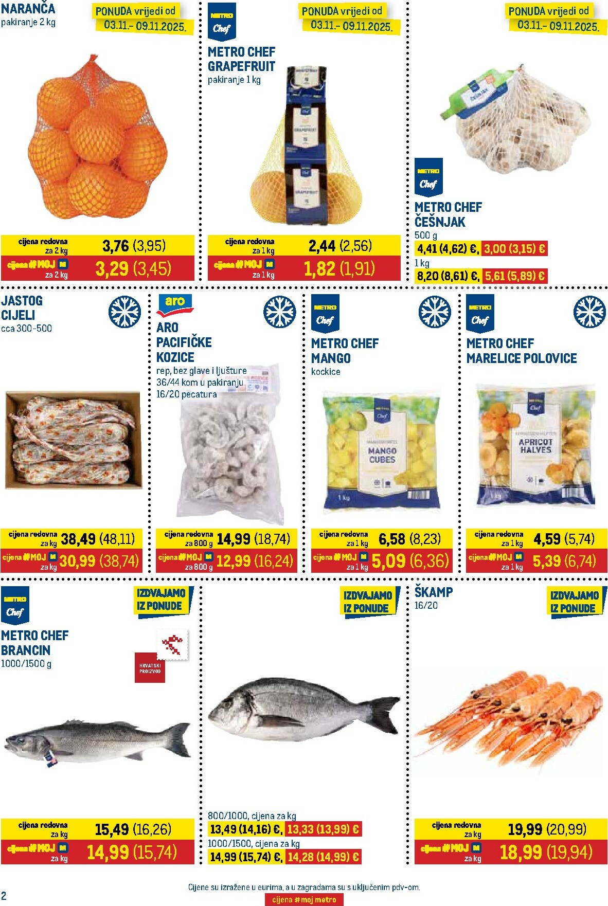 metro - Prelistajte katalog Metro - Prehrana i neprehrana, vrijedi od 03.11. do 16.11. - page: 2