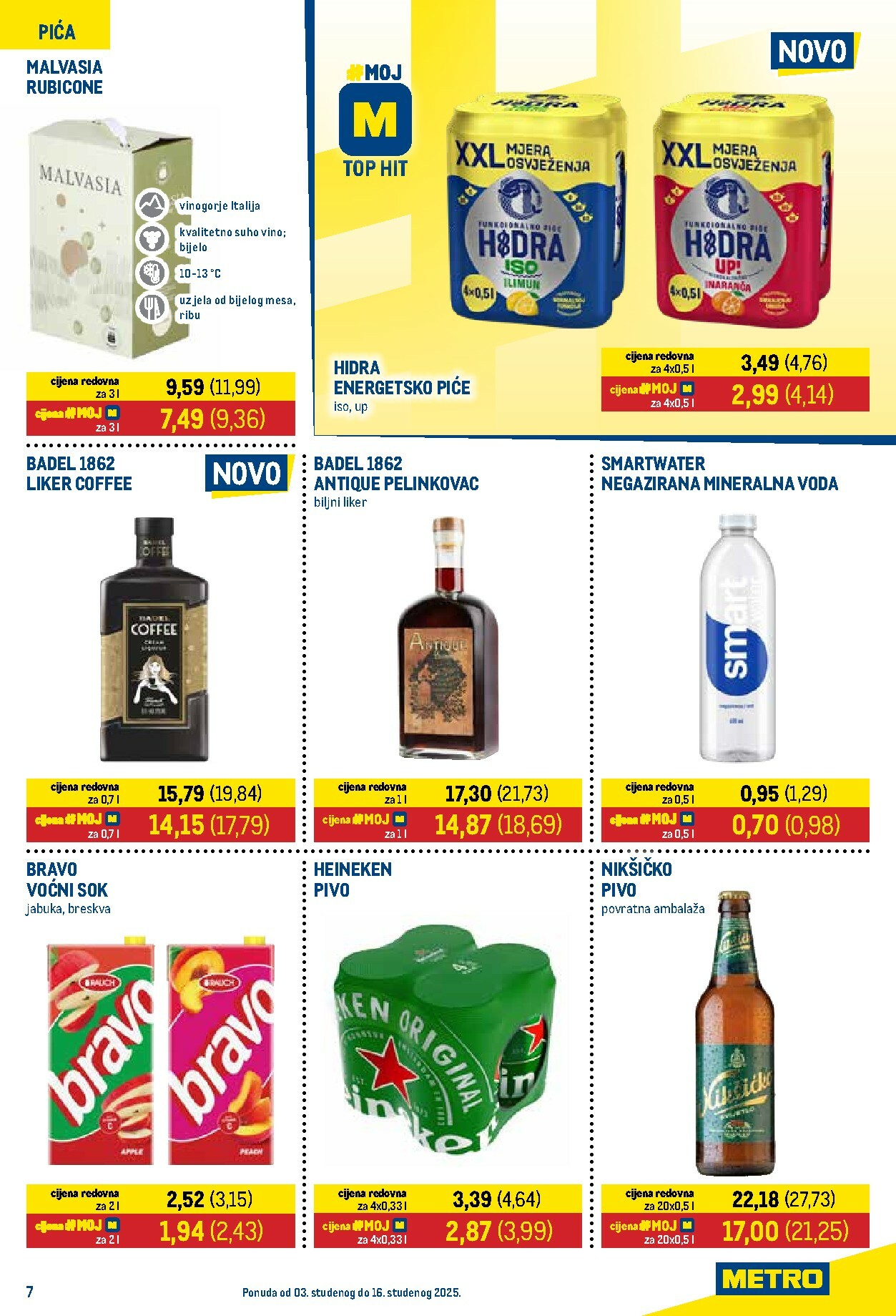 metro - Prelistajte katalog Metro - Prehrana i neprehrana, vrijedi od 03.11. do 16.11. - page: 7
