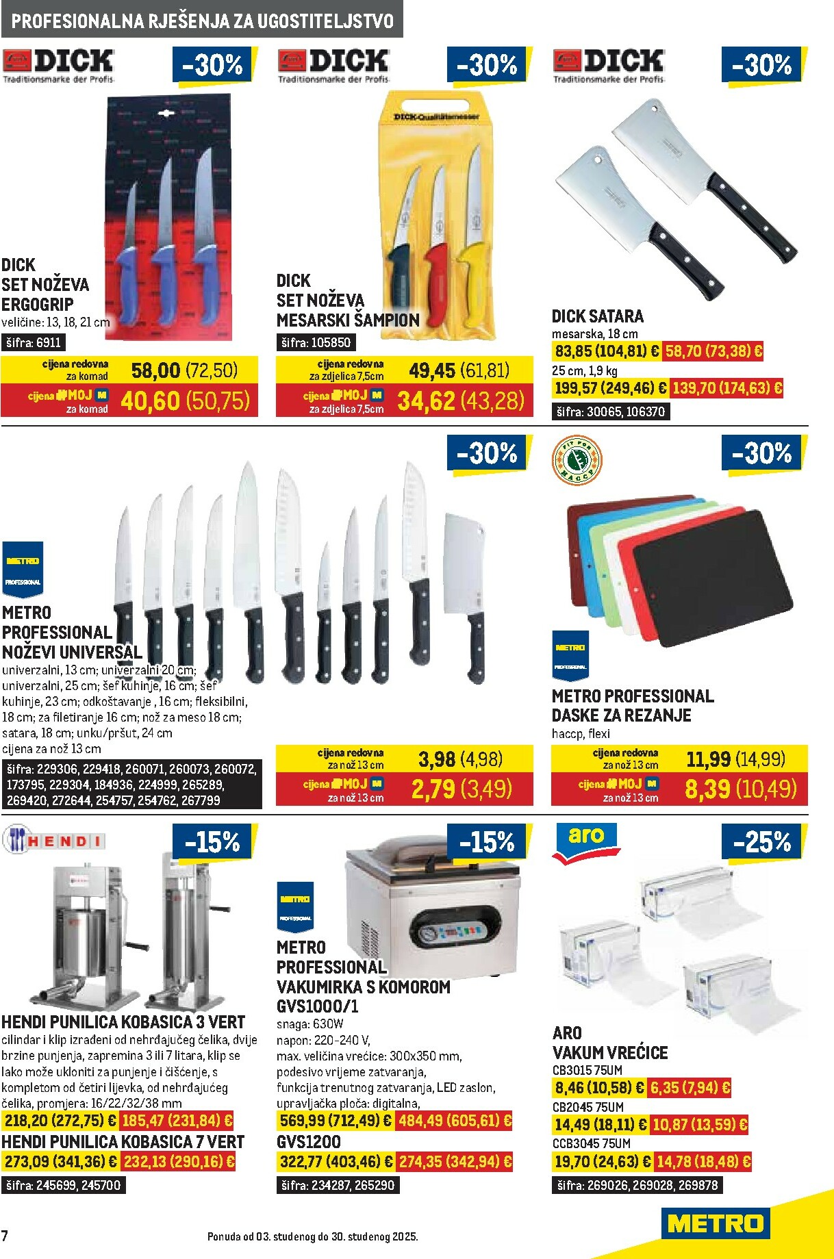 metro - Prelistajte katalog Metro - Gastro, vrijedi od 03.11. do 30.11. - page: 7