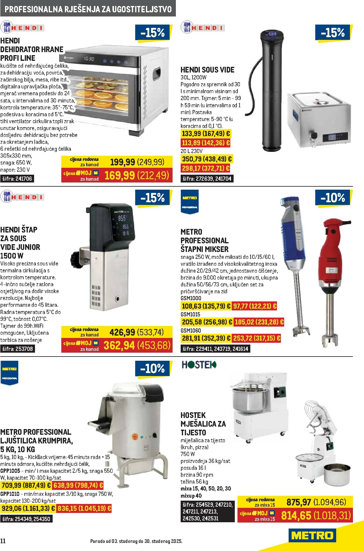 metro - Prelistajte katalog Metro - Gastro, vrijedi od 03.11. do 30.11. - page: 11
