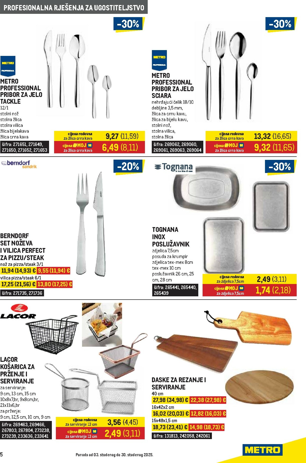 metro - Prelistajte katalog Metro - Gastro, vrijedi od 03.11. do 30.11. - page: 5