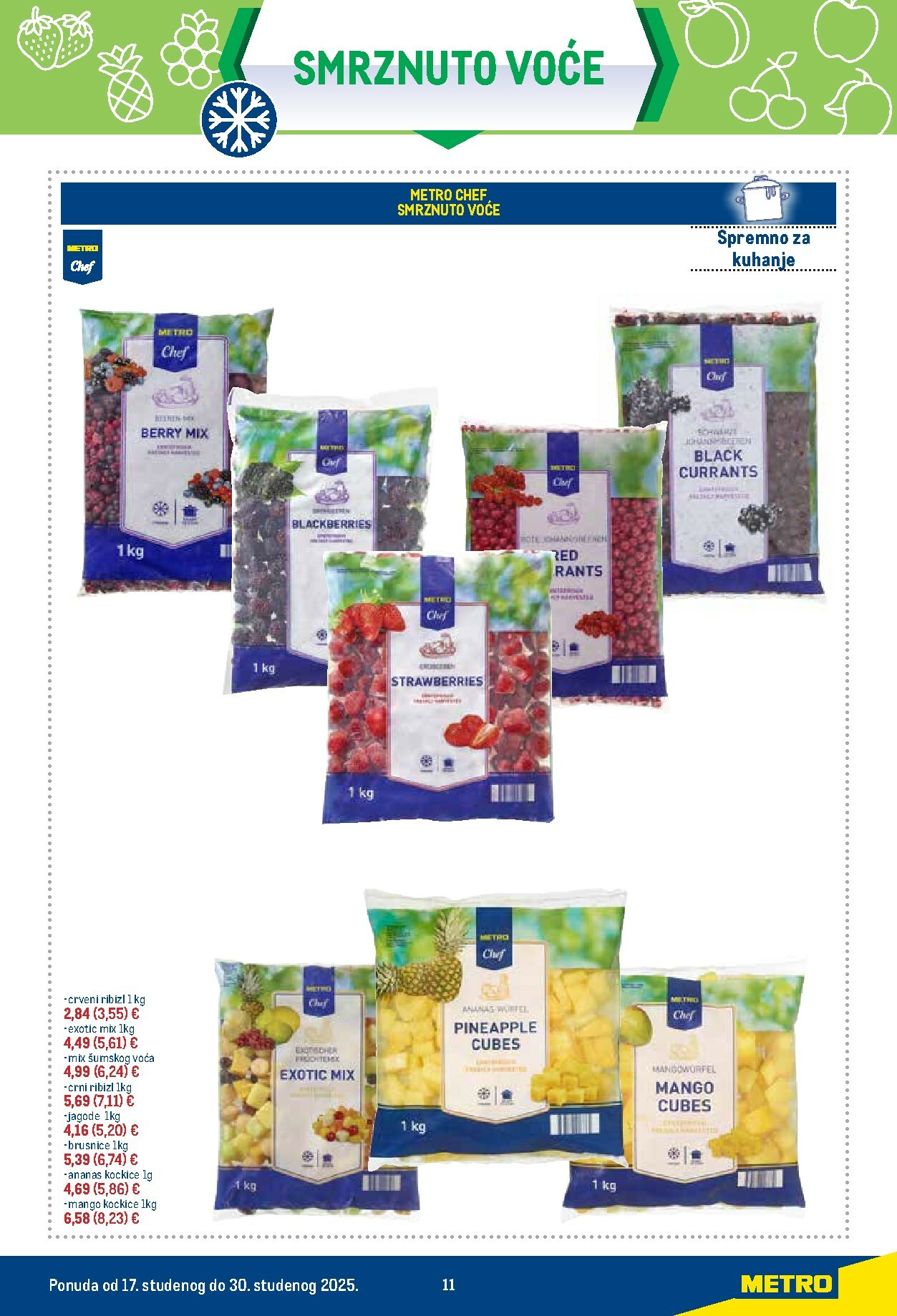metro - Prelistajte katalog Metro - Tri kulinarska znalca, vrijedi od 17.11. do 30.11. - page: 11