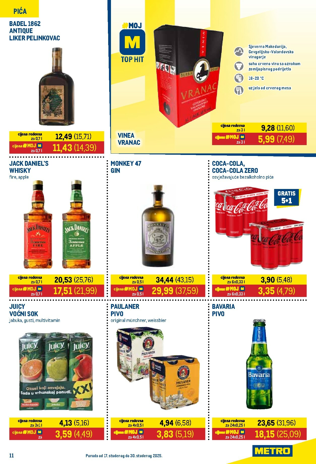 metro - Prelistajte katalog Metro, vrijedi od 17.11. do 30.11. - page: 11