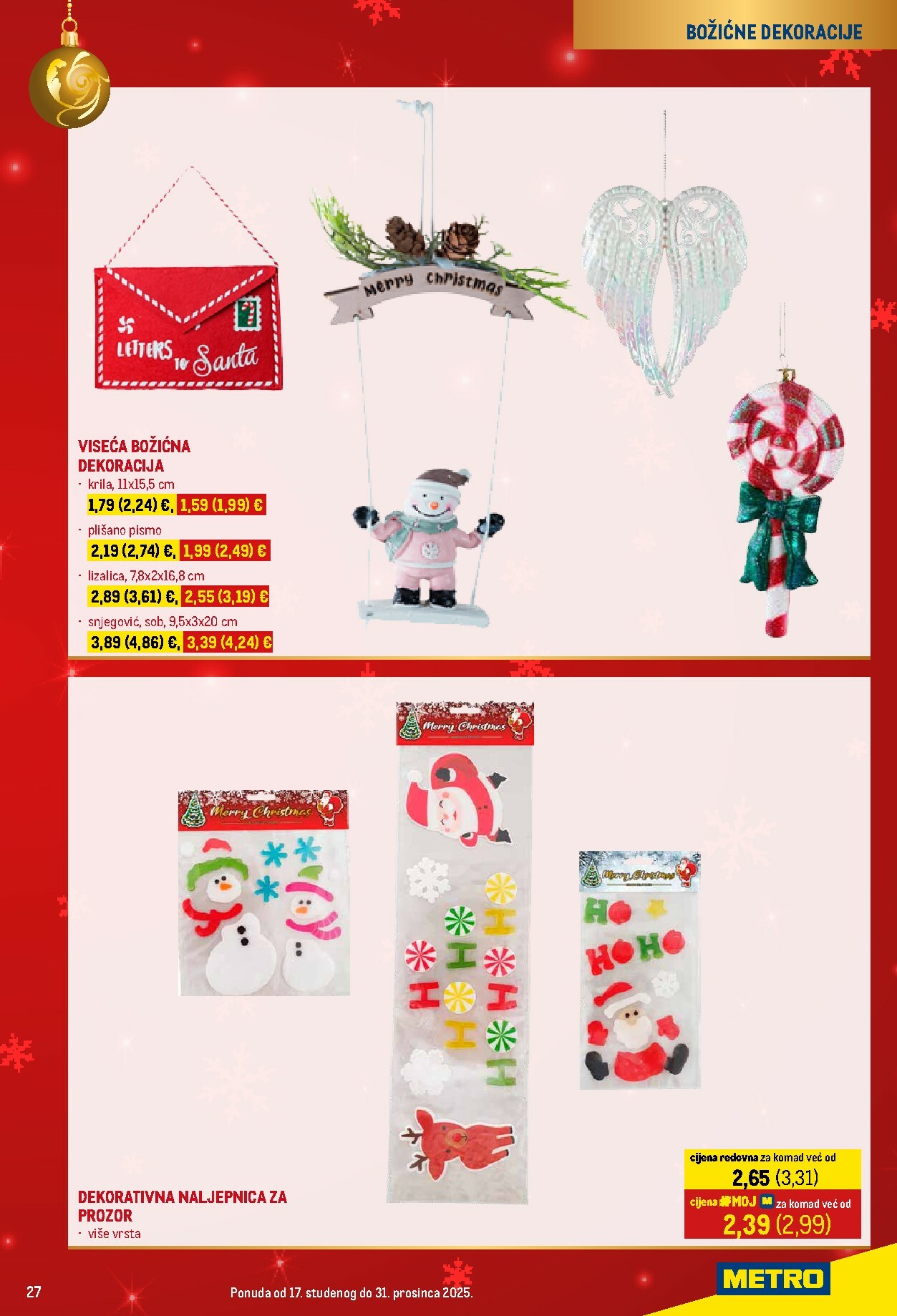 metro - Prelistajte katalog Metro - Božićni katalog, vrijedi od 17.11. do 31.12. - page: 27