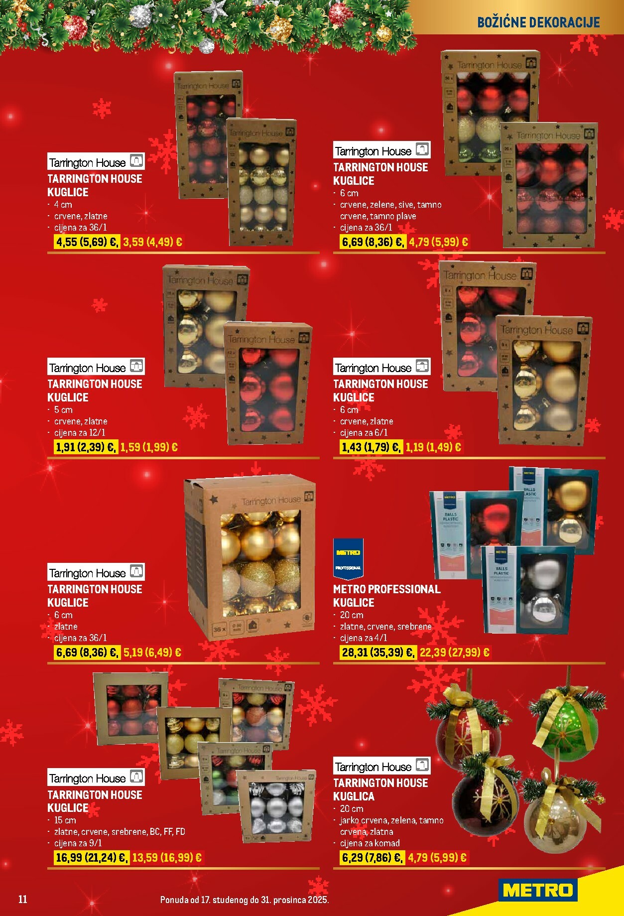 metro - Prelistajte katalog Metro - Božićni katalog, vrijedi od 17.11. do 31.12. - page: 11