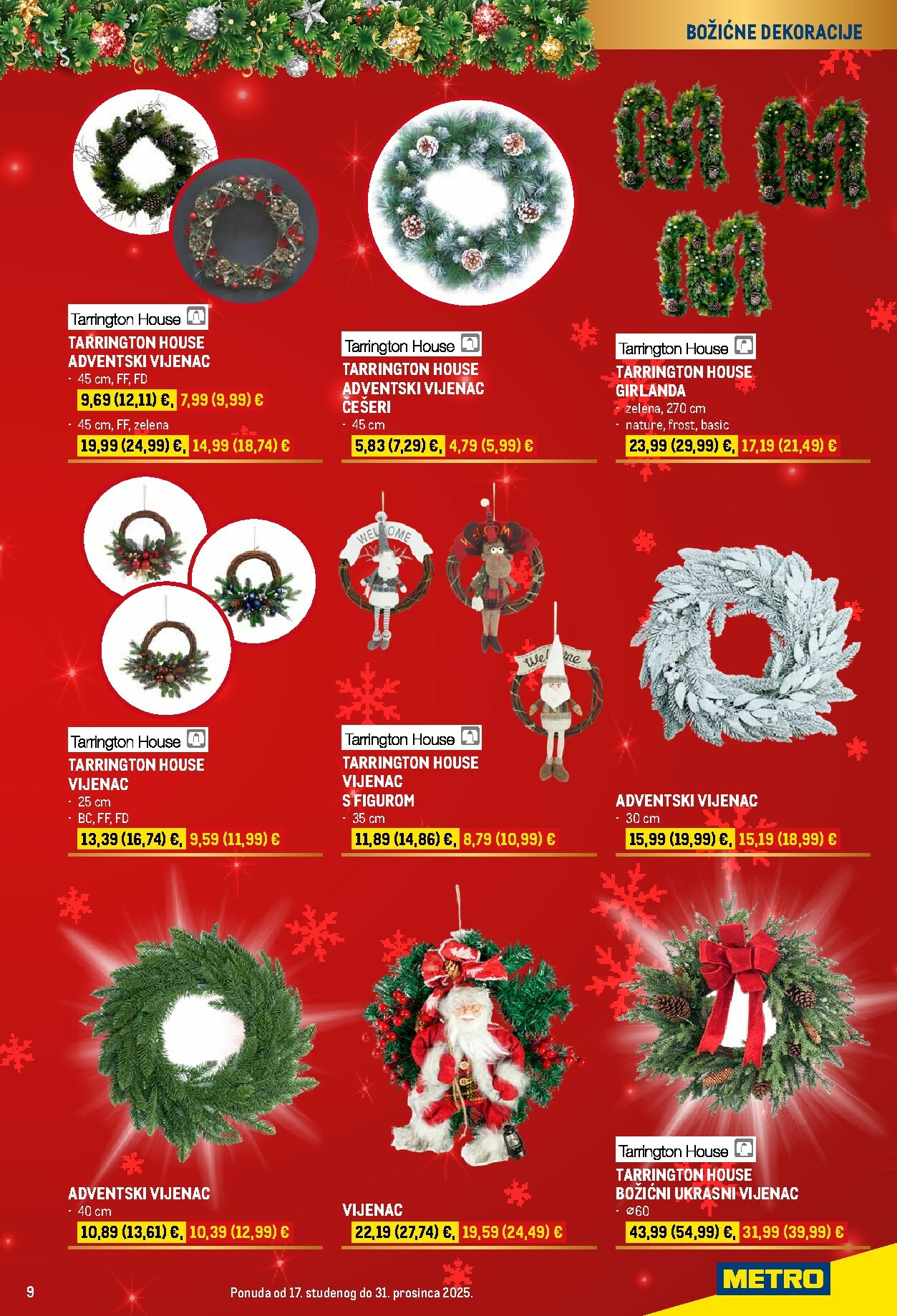 metro - Prelistajte katalog Metro - Božićni katalog, vrijedi od 17.11. do 31.12. - page: 9
