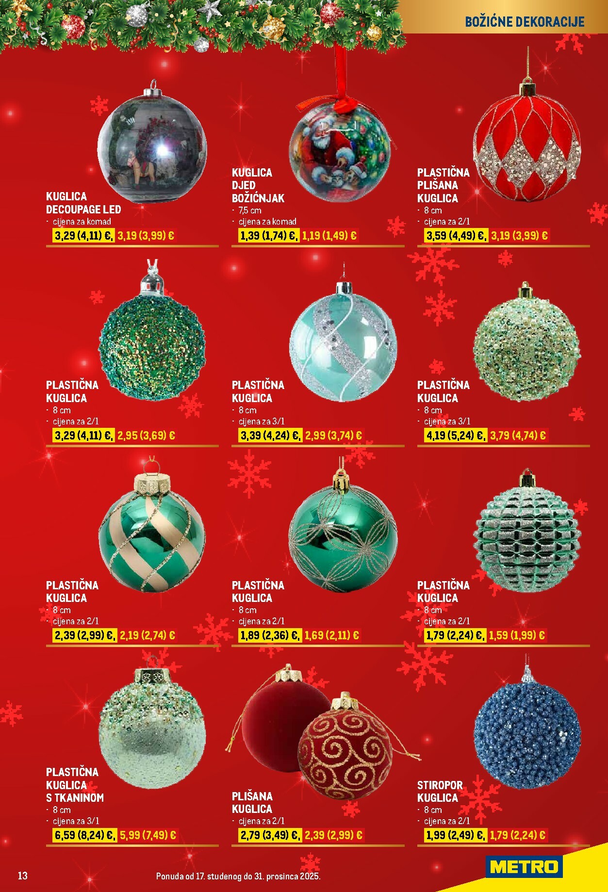 metro - Prelistajte katalog Metro - Božićni katalog, vrijedi od 17.11. do 31.12. - page: 13