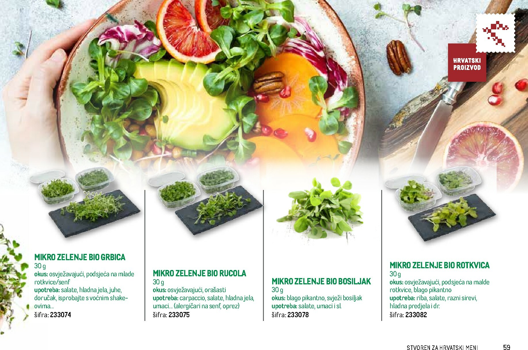 metro - Prelistajte katalog Metro - Stvoren za Hrvatski meni, vrijedi od 01.11. do 31.05. - page: 59