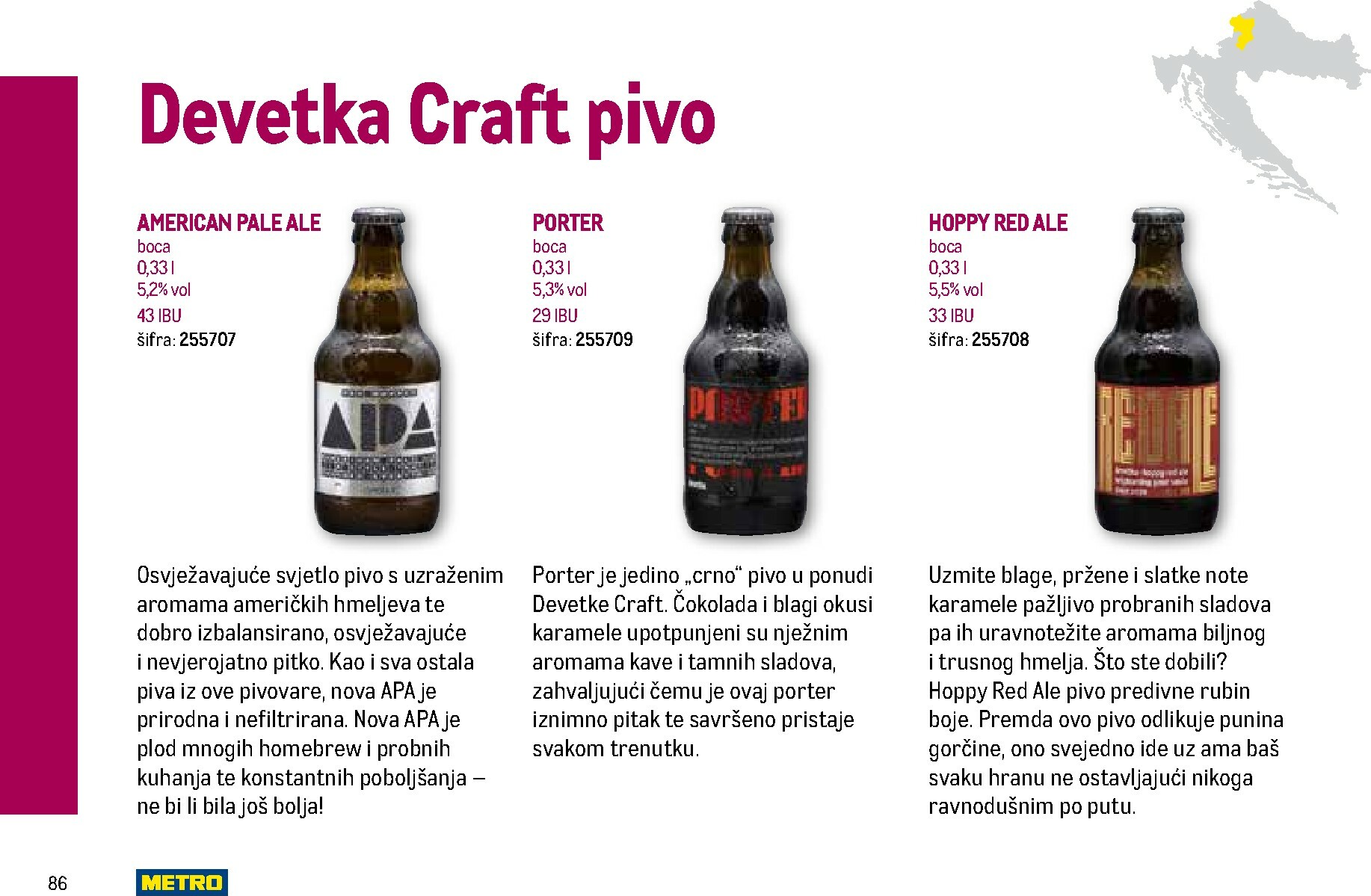metro - Prelistajte katalog Metro - Stvoren za Hrvatski meni, vrijedi od 01.11. do 31.05. - page: 86