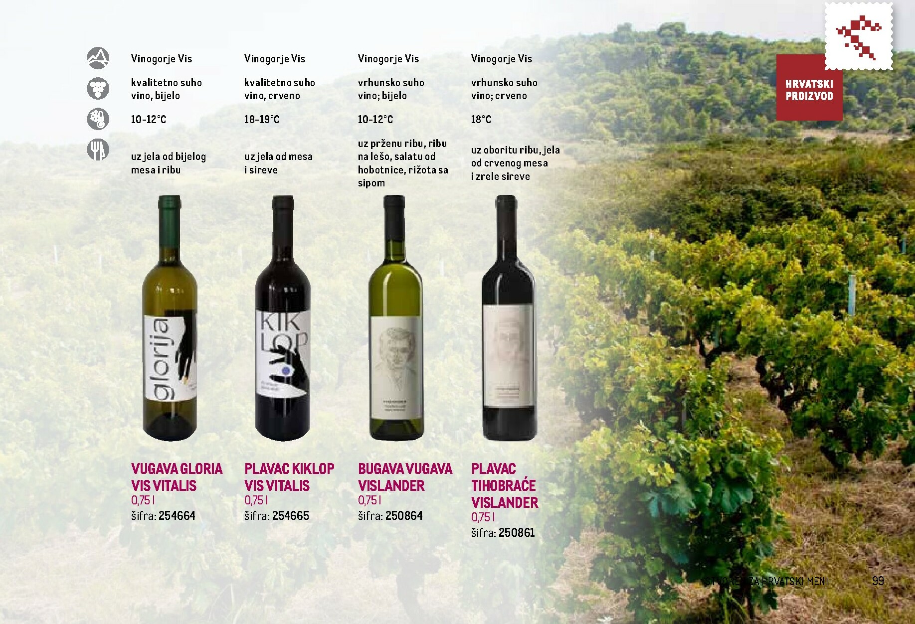 metro - Prelistajte katalog Metro - Stvoren za Hrvatski meni, vrijedi od 01.11. do 31.05. - page: 99