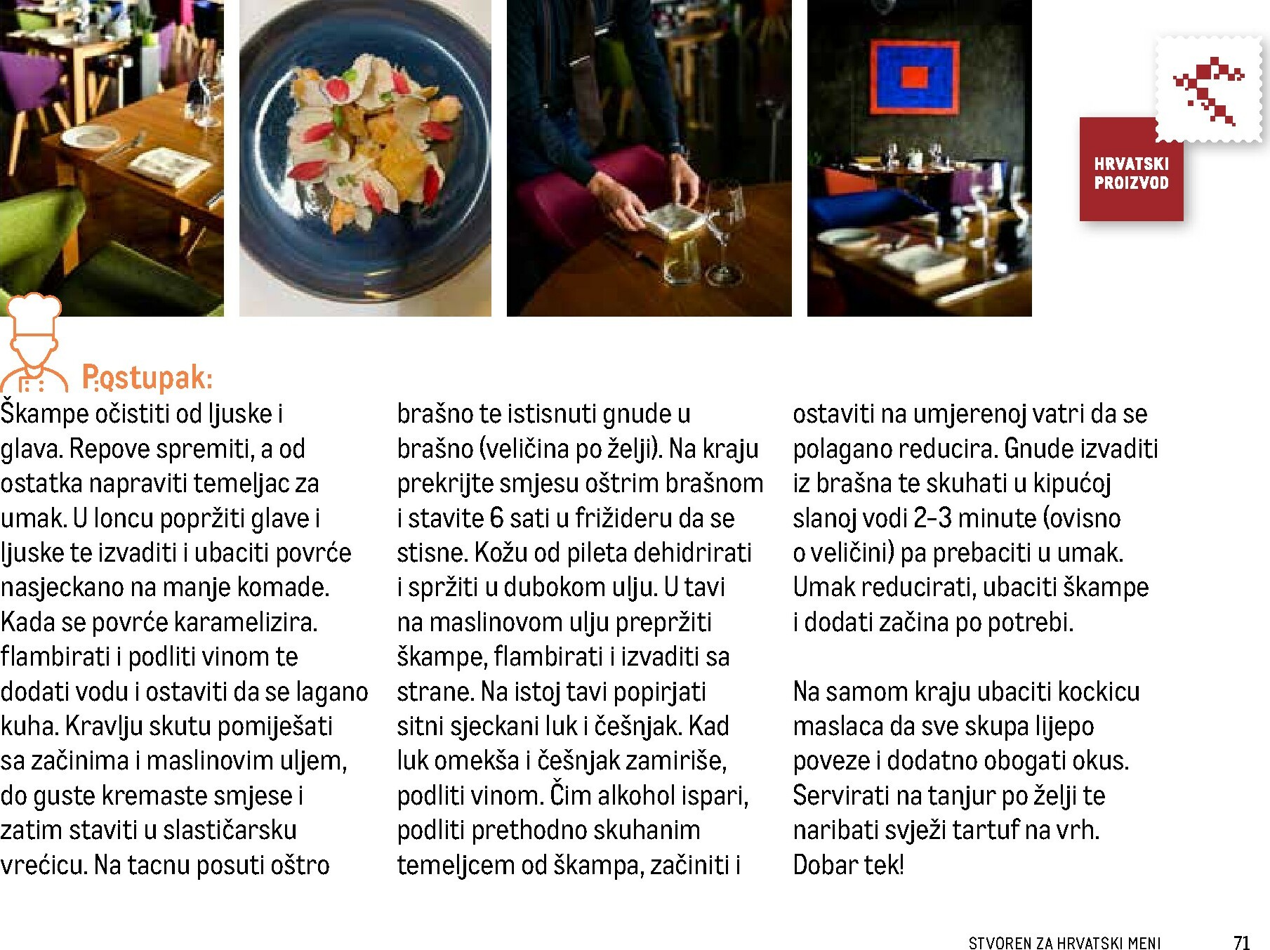 metro - Prelistajte katalog Metro - Stvoren za Hrvatski meni, vrijedi od 01.11. do 31.05. - page: 71