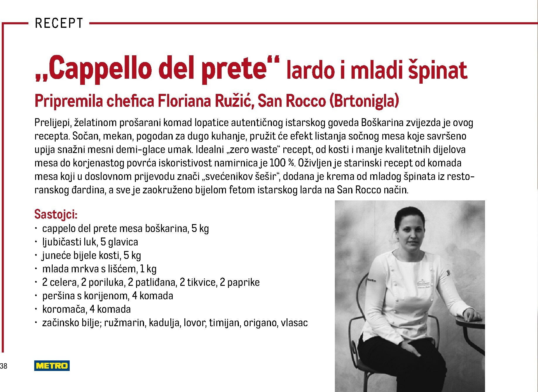 metro - Prelistajte katalog Metro - Stvoren za Hrvatski meni, vrijedi od 01.11. do 31.05. - page: 38