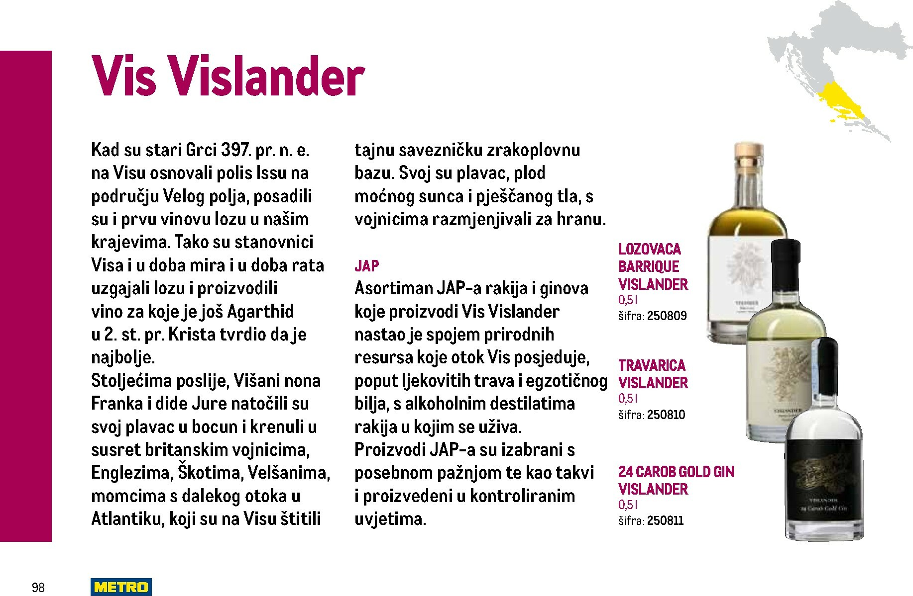 metro - Prelistajte katalog Metro - Stvoren za Hrvatski meni, vrijedi od 01.11. do 31.05. - page: 98