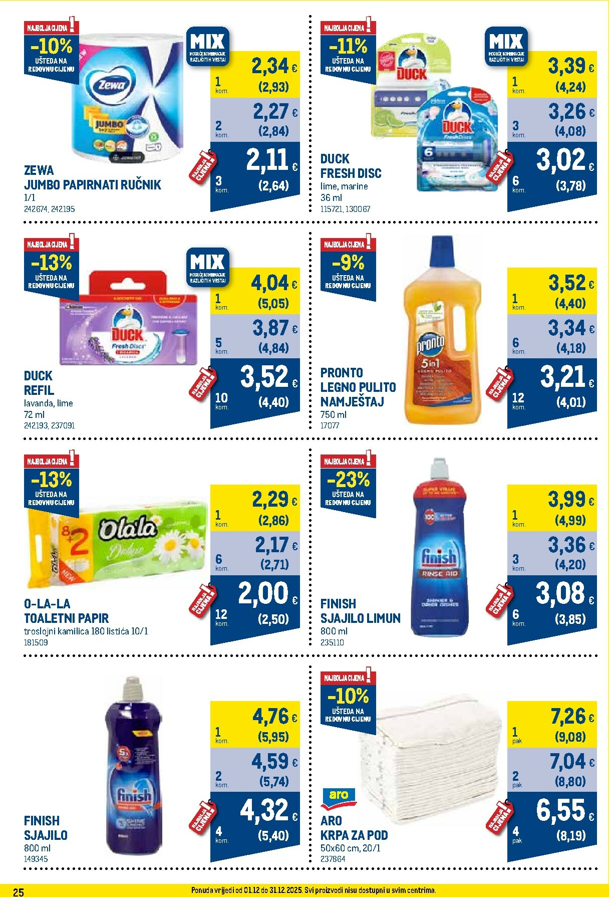 metro - Prelistajte katalog Metro - Profi cijena, vrijedi od 01.12. do 31.12. - page: 25