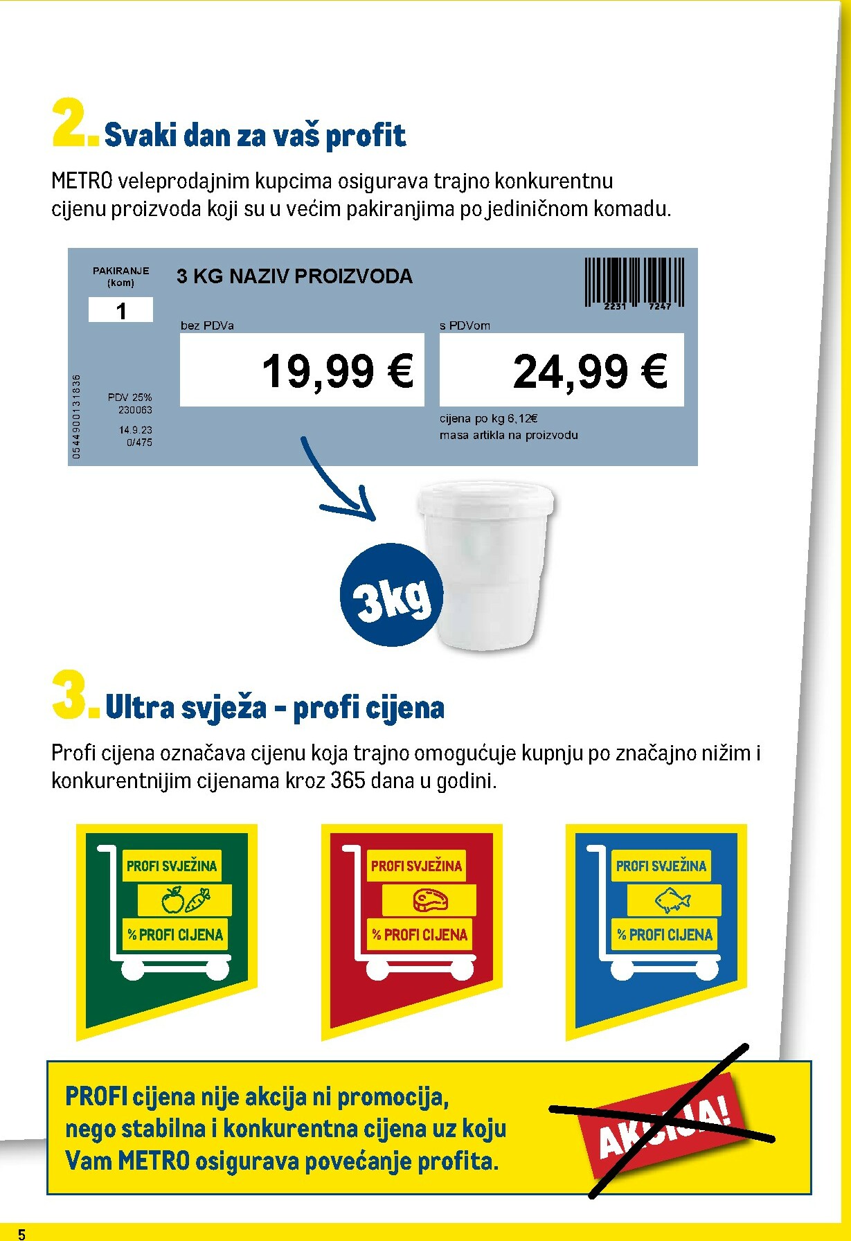 metro - Prelistajte katalog Metro - Profi cijena, vrijedi od 01.12. do 31.12. - page: 5