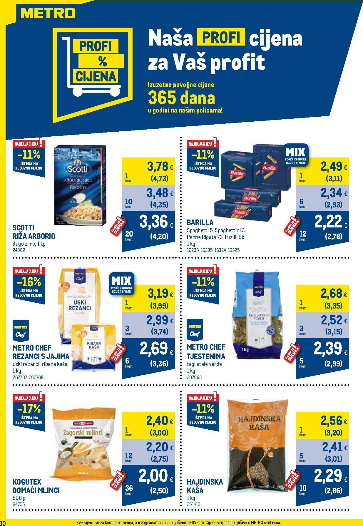 metro - Prelistajte katalog Metro - Profi cijena, vrijedi od 01.12. do 31.12. - page: 10