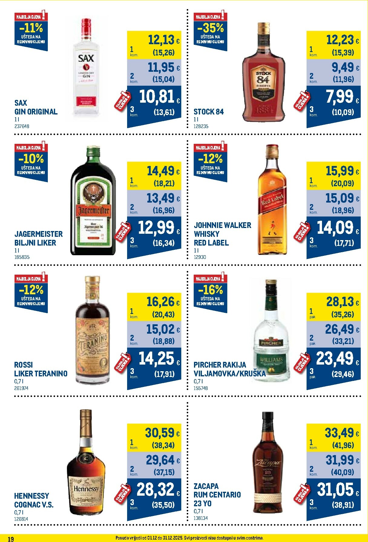 metro - Prelistajte katalog Metro - Profi cijena, vrijedi od 01.12. do 31.12. - page: 19