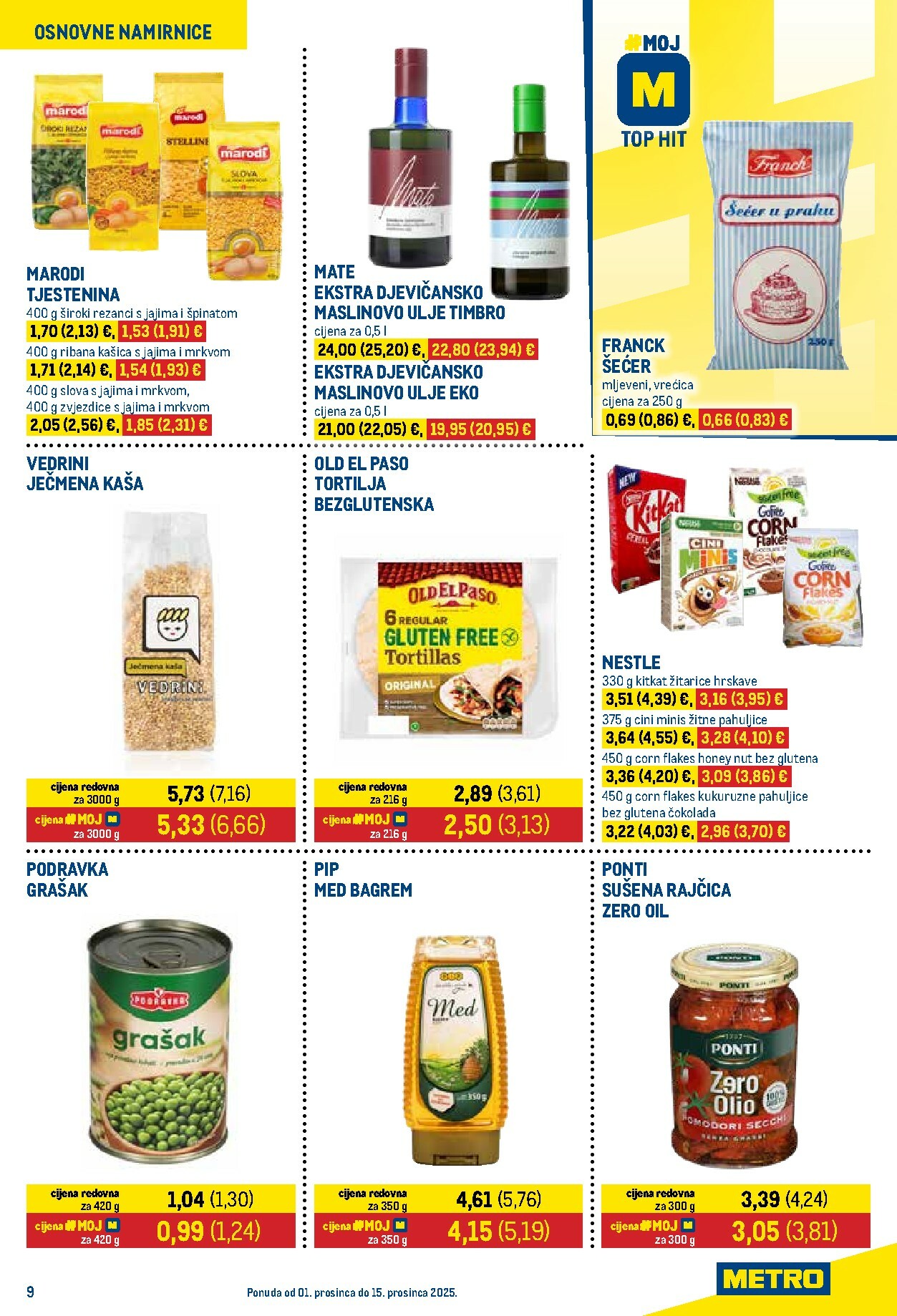 metro - Prelistajte katalog Metro - Prehrana i neprehrana, vrijedi od 01.12. do 15.12. - page: 9