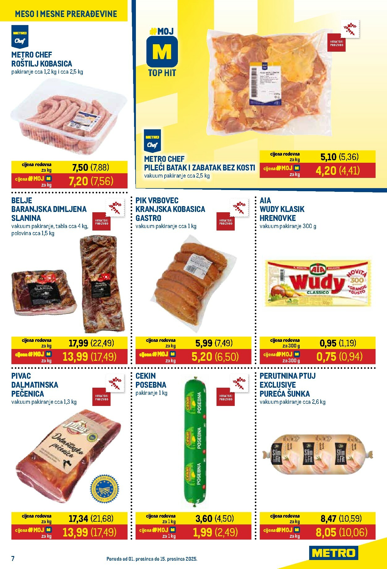 metro - Prelistajte katalog Metro - Prehrana i neprehrana, vrijedi od 01.12. do 15.12. - page: 7