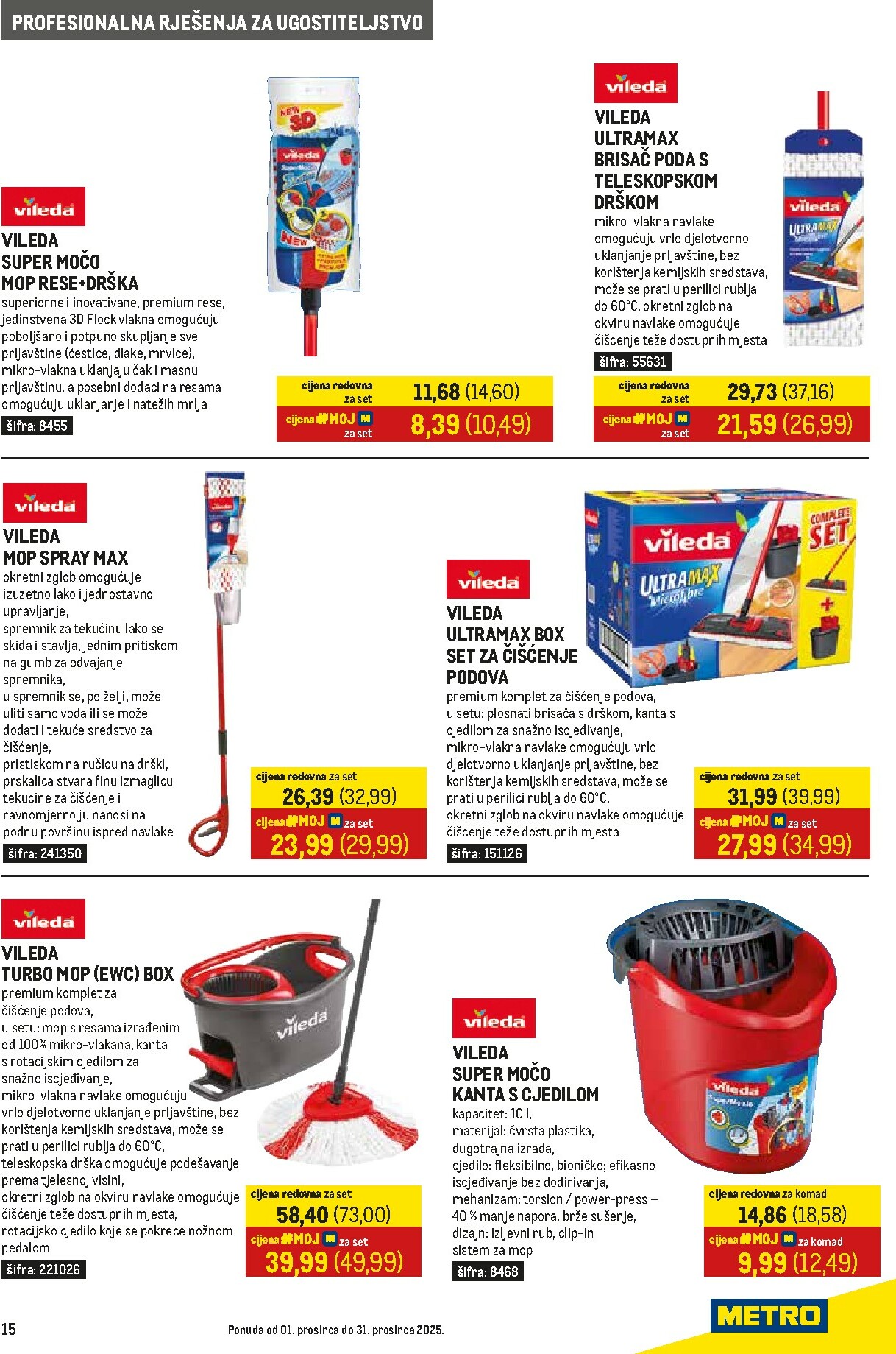 metro - Prelistajte katalog Metro - Gastro, vrijedi od 01.12. do 31.12. - page: 15