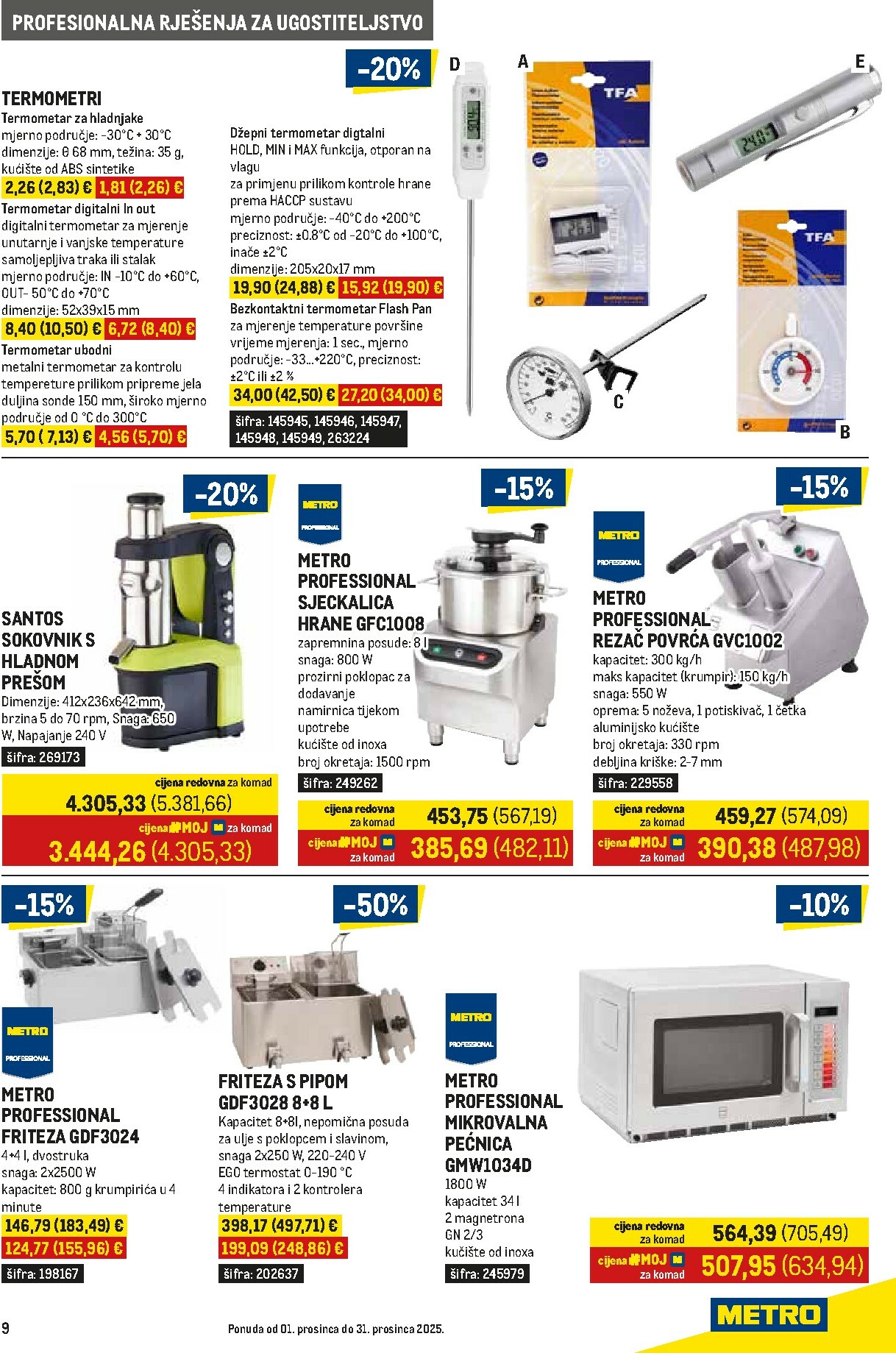 metro - Prelistajte katalog Metro - Gastro, vrijedi od 01.12. do 31.12. - page: 9
