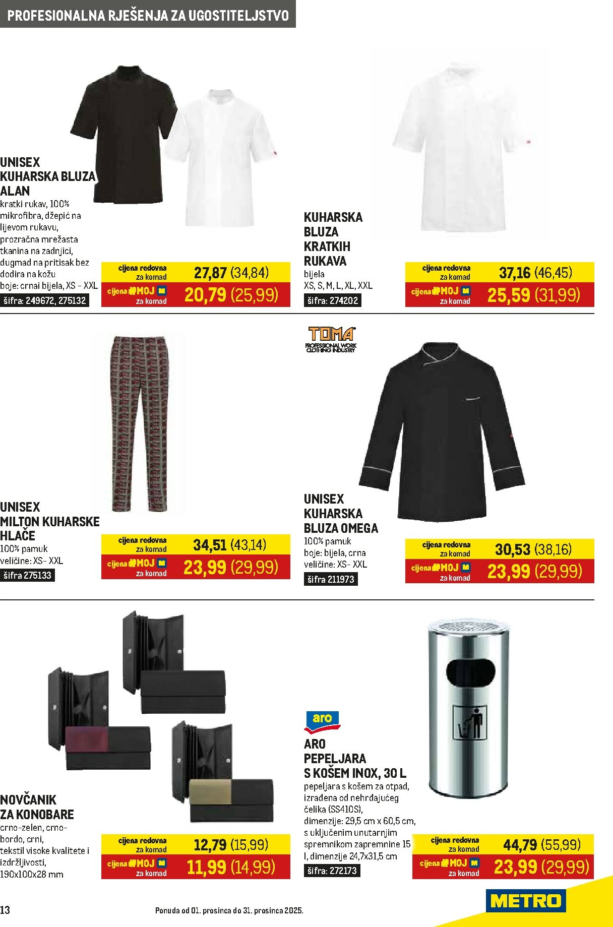 metro - Prelistajte katalog Metro - Gastro, vrijedi od 01.12. do 31.12. - page: 13