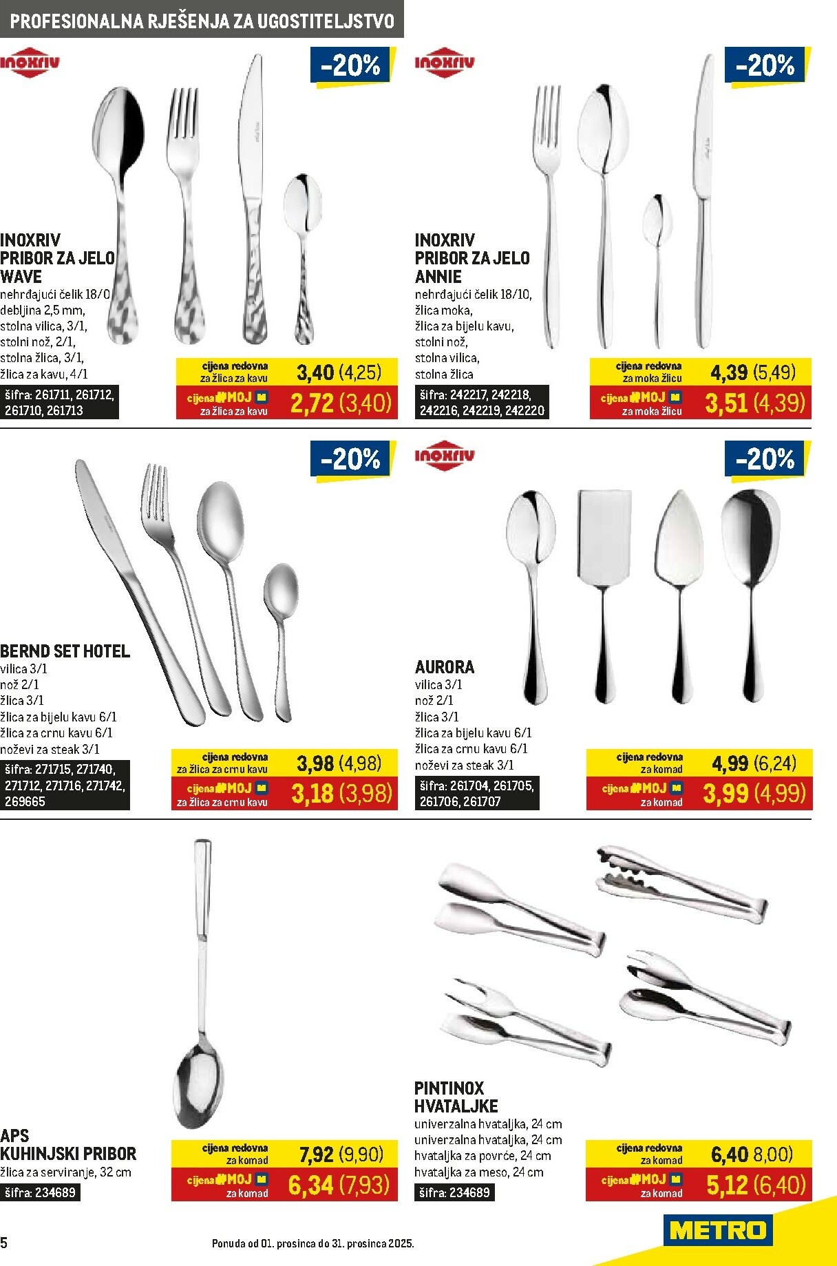metro - Prelistajte katalog Metro - Gastro, vrijedi od 01.12. do 31.12. - page: 5