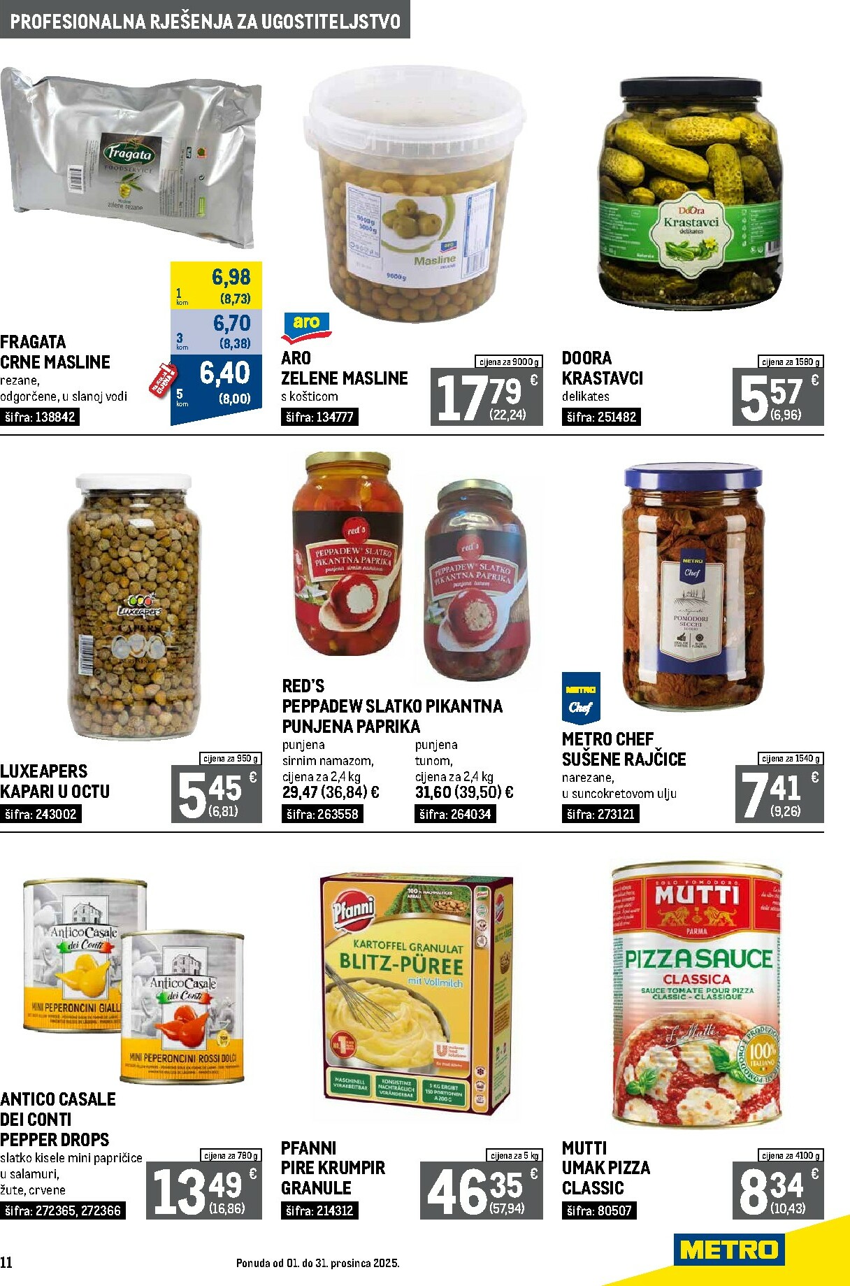 metro - Prelistajte katalog Metro - Profesionalna rješenja za ugostiteljstvo, vrijedi od 01.12. do 31.12. - page: 11