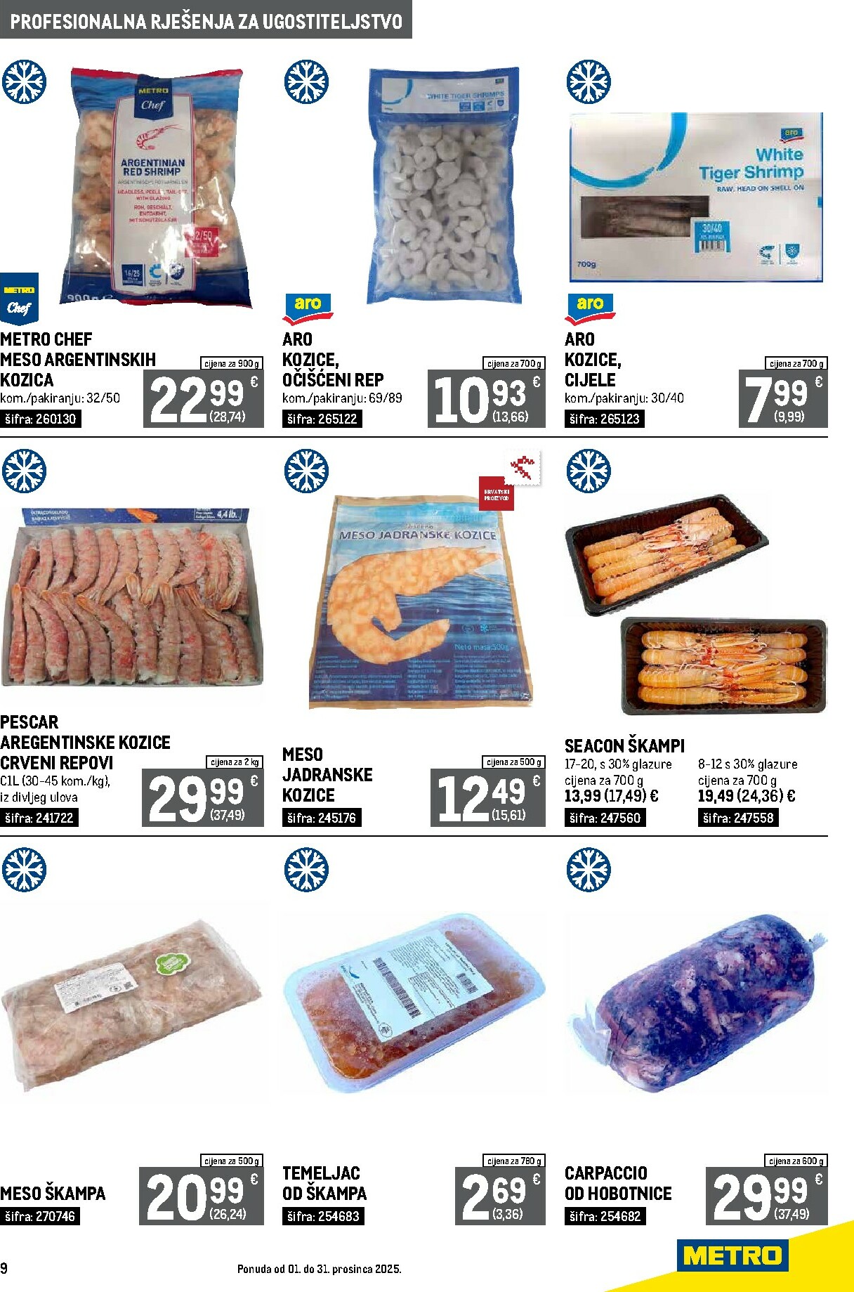 metro - Prelistajte katalog Metro - Profesionalna rješenja za ugostiteljstvo, vrijedi od 01.12. do 31.12. - page: 9