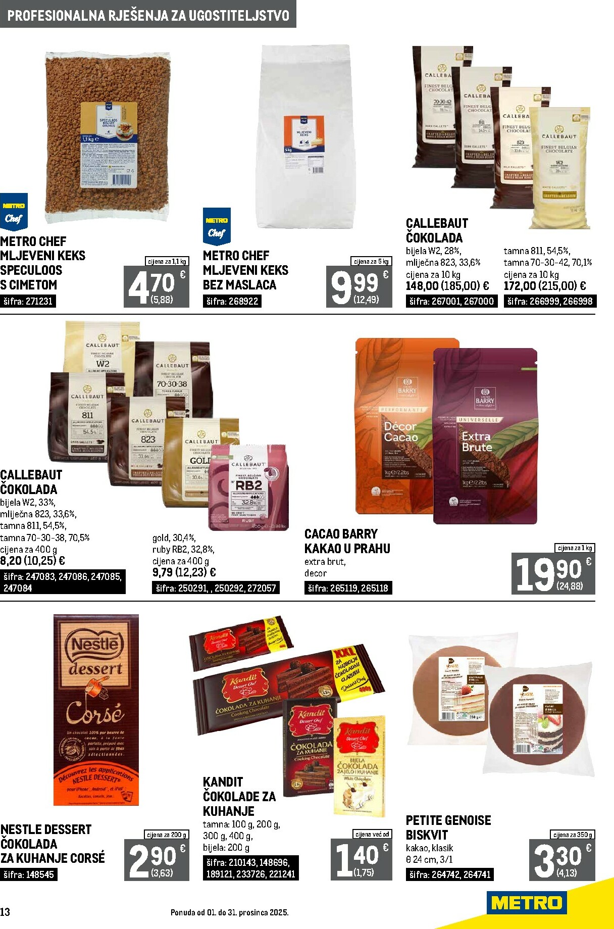 metro - Prelistajte katalog Metro - Profesionalna rješenja za ugostiteljstvo, vrijedi od 01.12. do 31.12. - page: 13