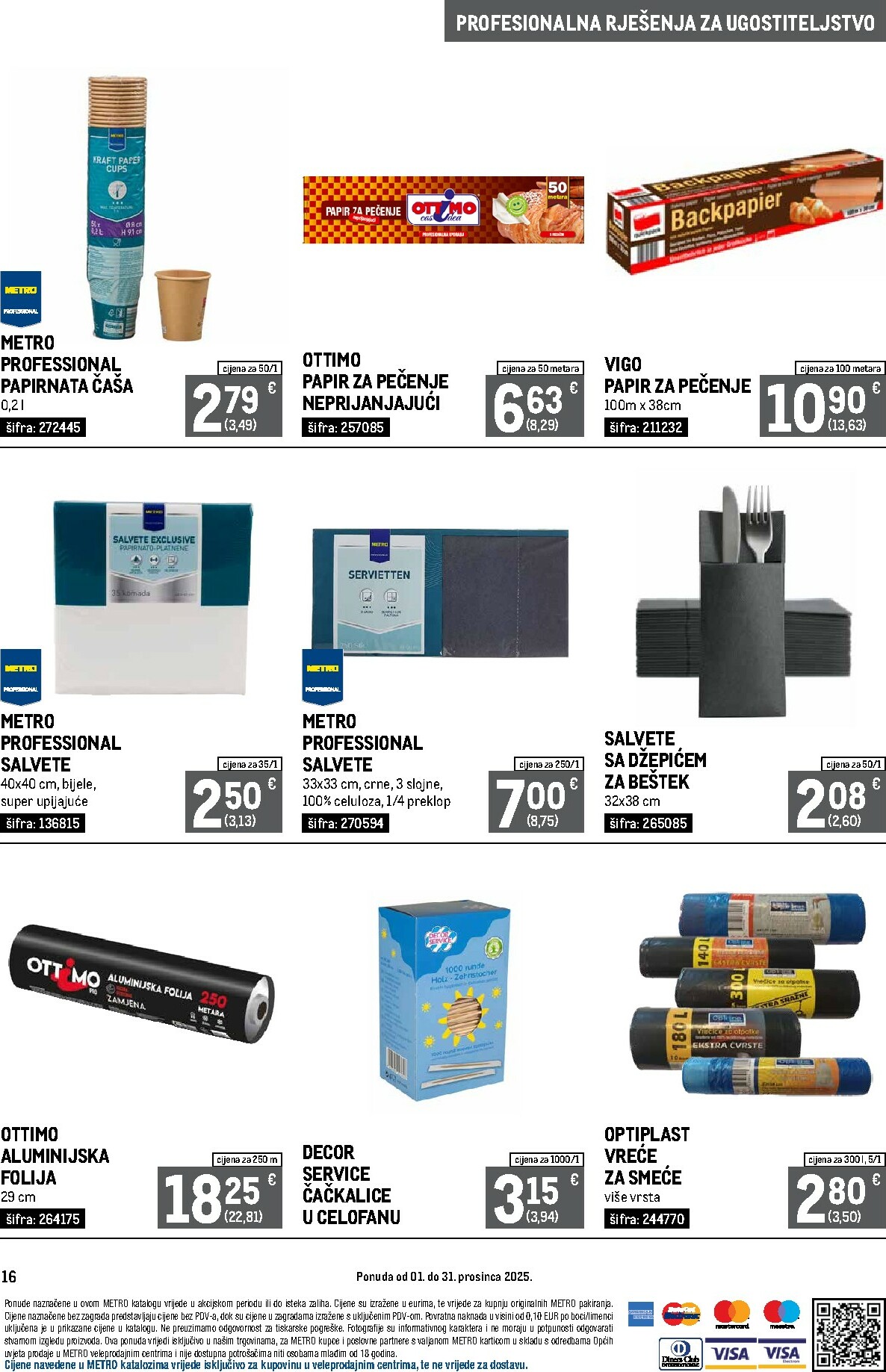 metro - Prelistajte katalog Metro - Profesionalna rješenja za ugostiteljstvo, vrijedi od 01.12. do 31.12. - page: 16